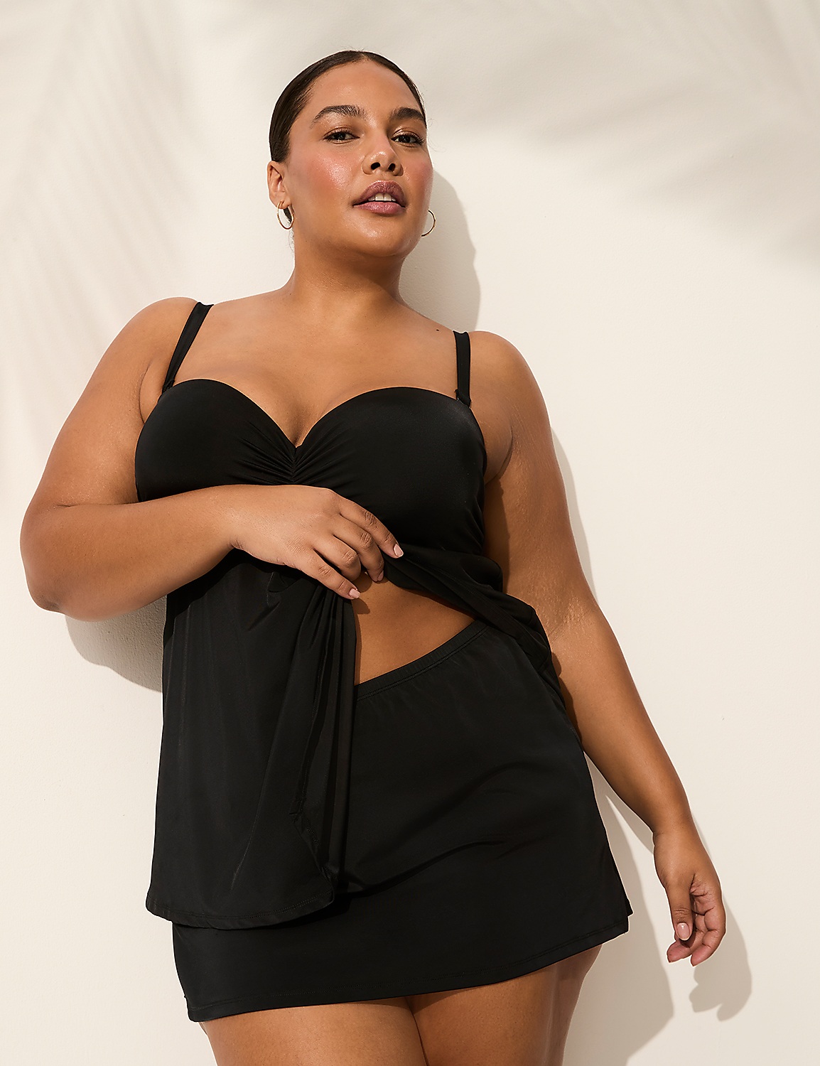 Side Slit Swim Skirt Product Image 1