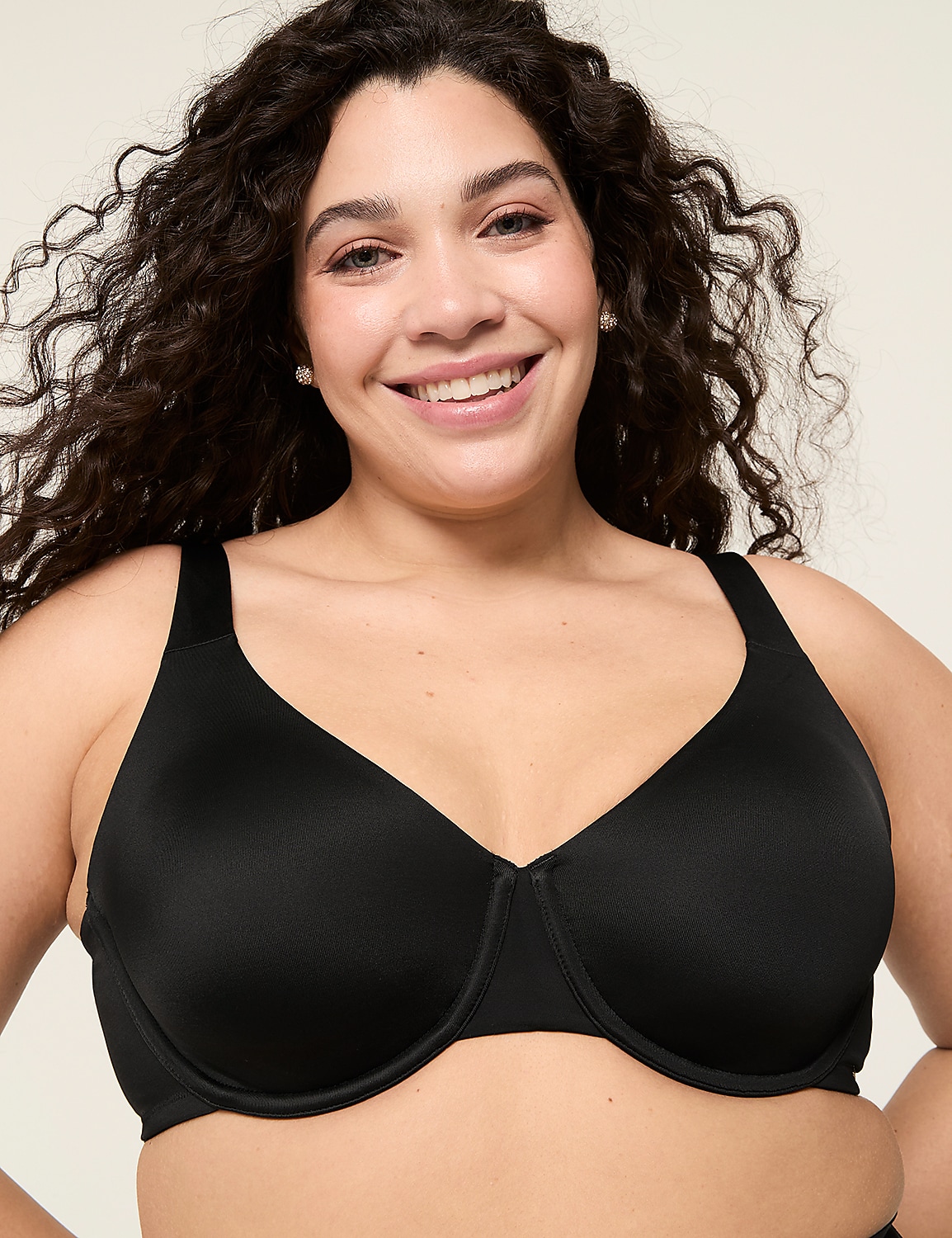Smart Lift&trade; Unlined Full Coverage Bra Product Image 1