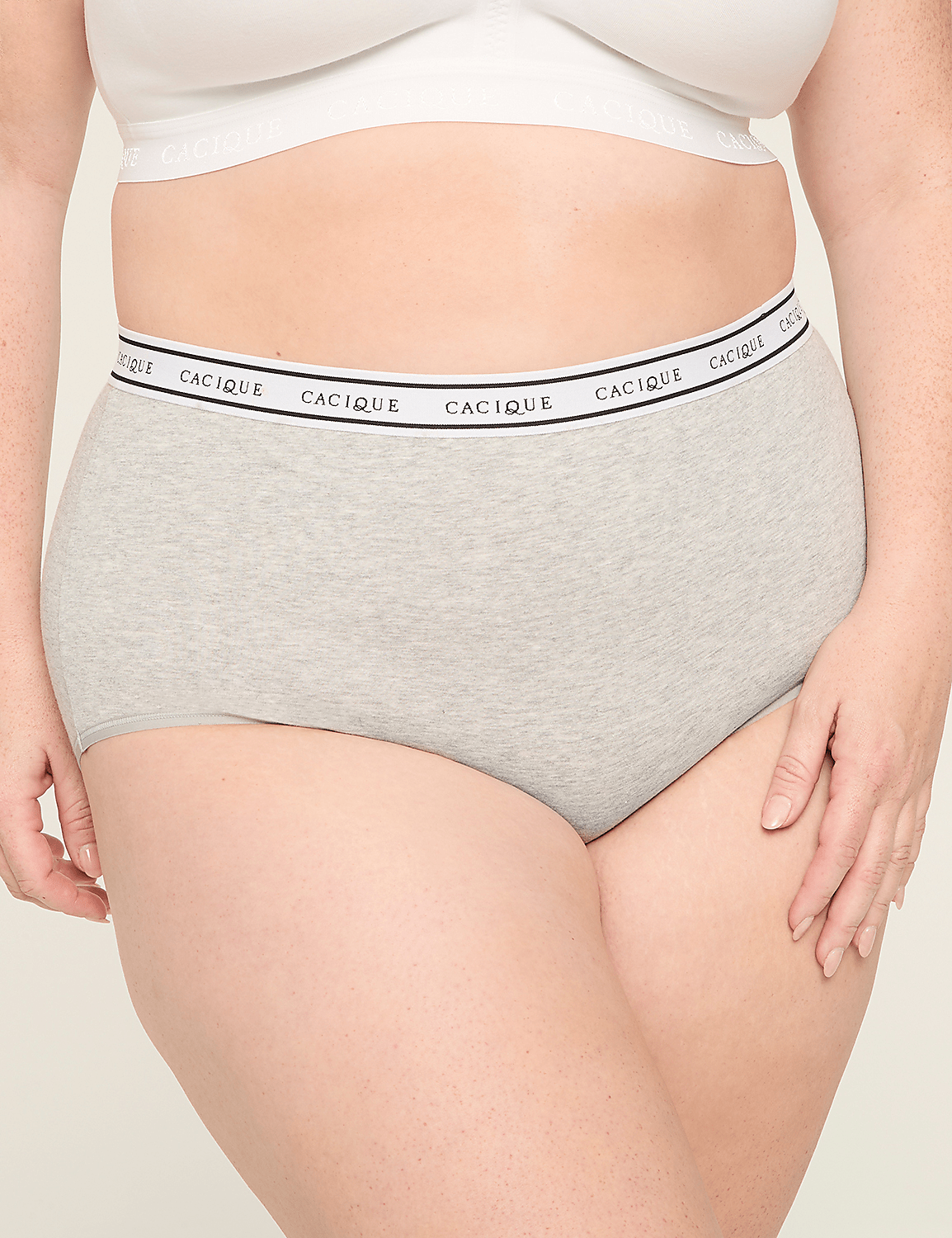 Cotton Full Brief Panty With Wide Waistband Product Image 1