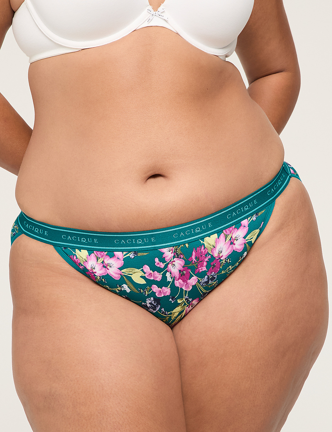 Cotton String Bikini Panty With Wide Waistband Product Image 1