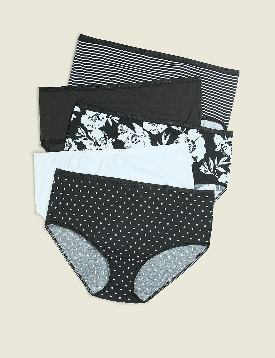 PANTY PACK Cotton High Leg Briefs 1 | LaneBryant