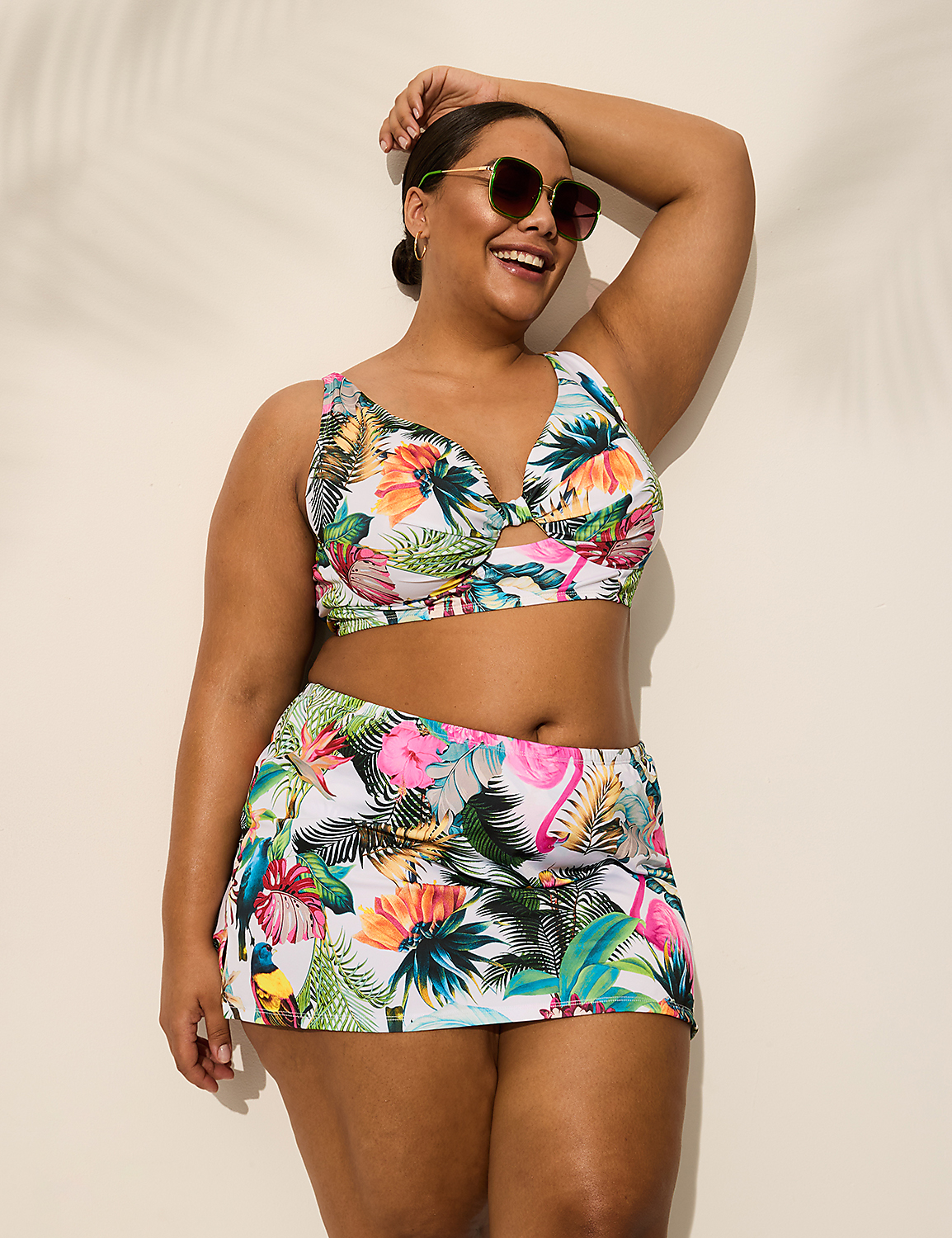 Underwire Knot-Front Bikini Top Product Image 1