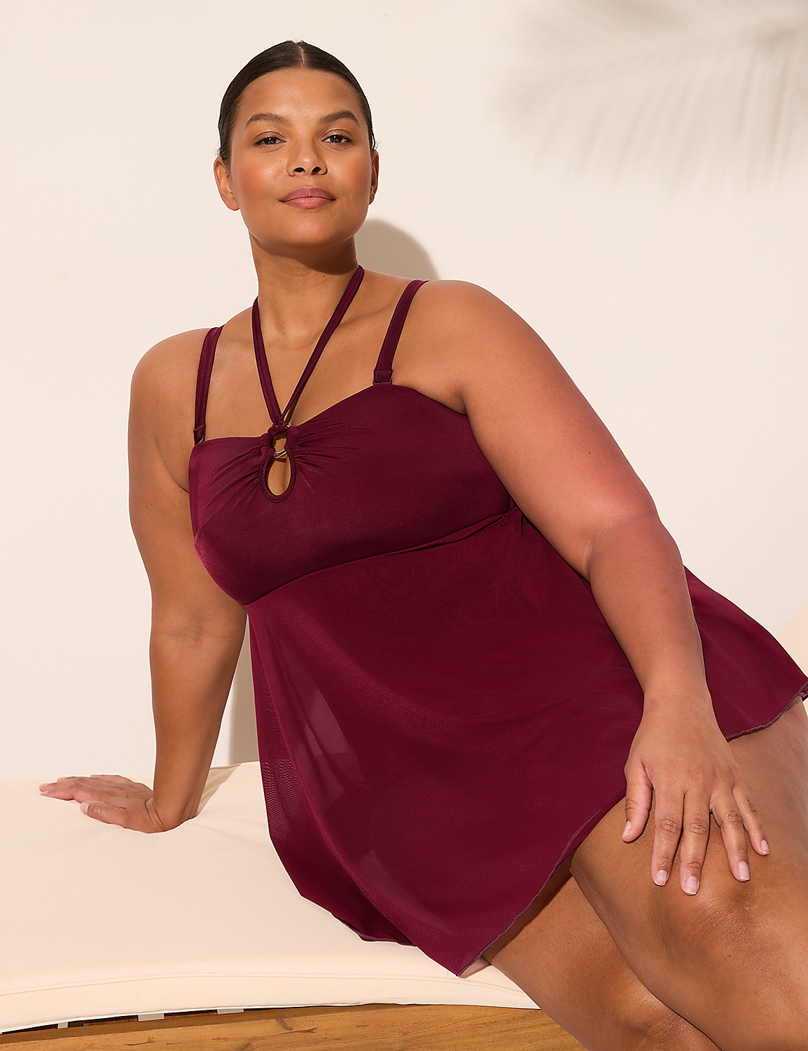 plus size halter swim dress | Mesh O-Ring Strapless NW CVR Report 2026