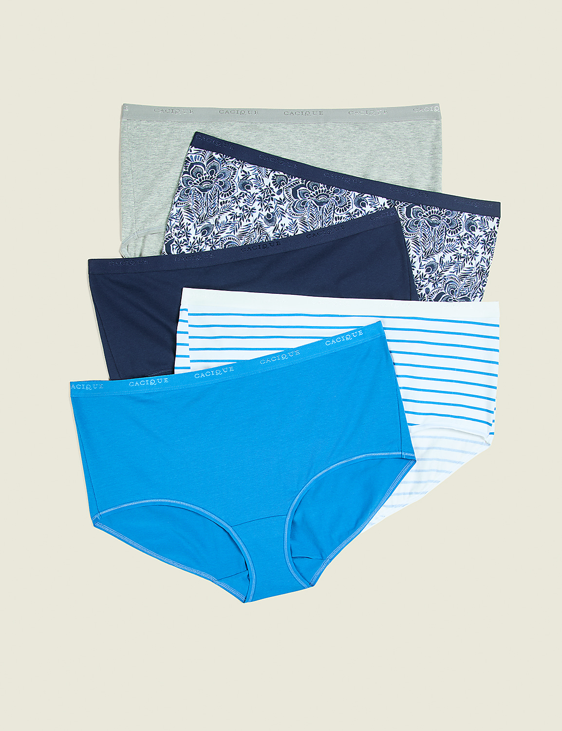 Cotton Full Brief Panty - 5-Pack - thumbnail 5