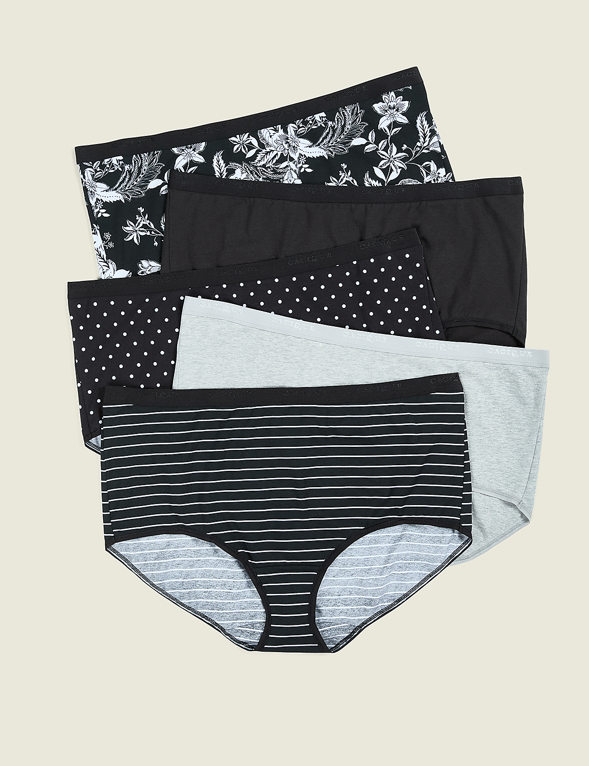 Cotton Full Brief Panty - 5-Pack - thumbnail 6