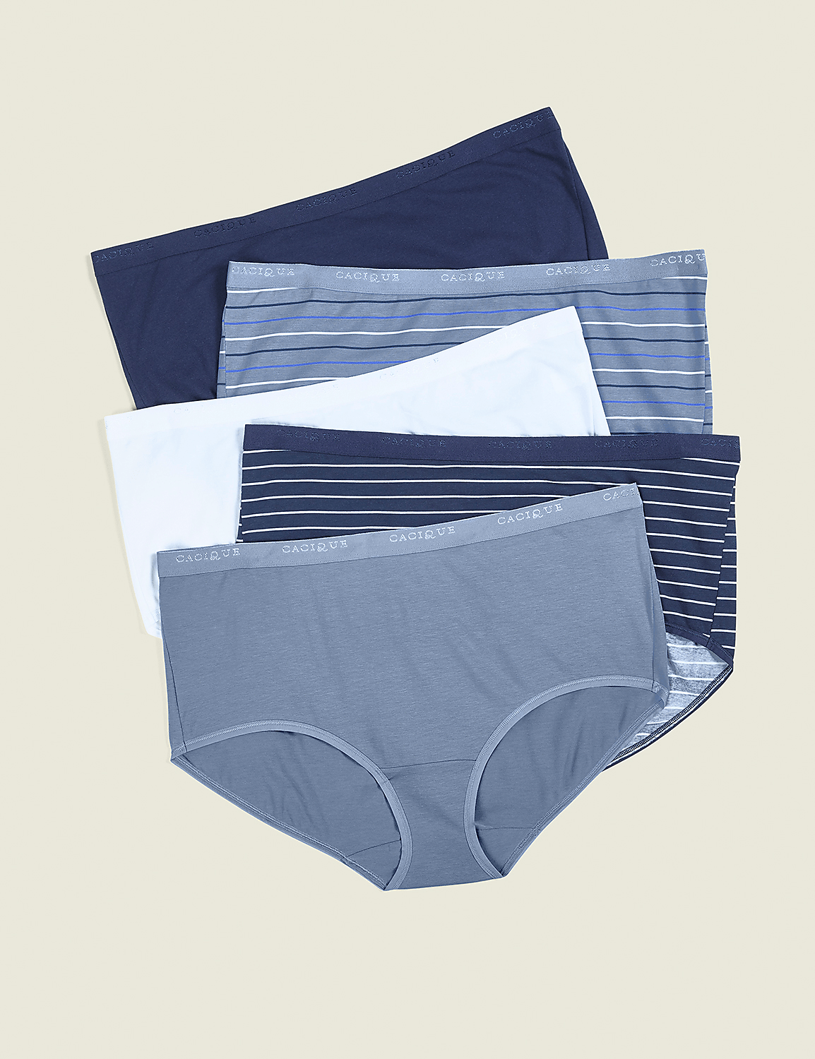 Cotton Full Brief Panty - 5-Pack - thumbnail 2