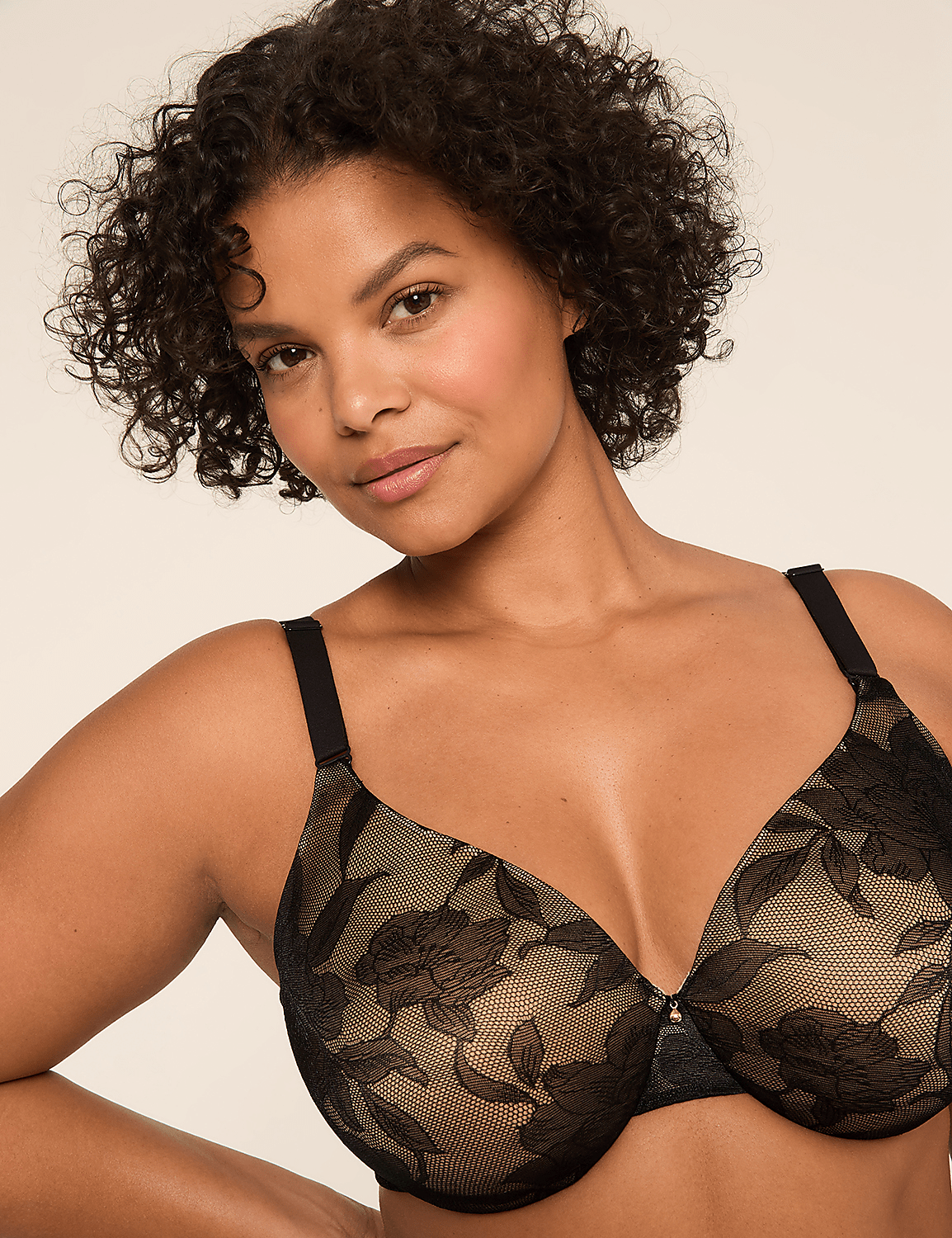 Invisible Lace Backsmoother Lightly Lined Full Coverage Bra Product Image 1