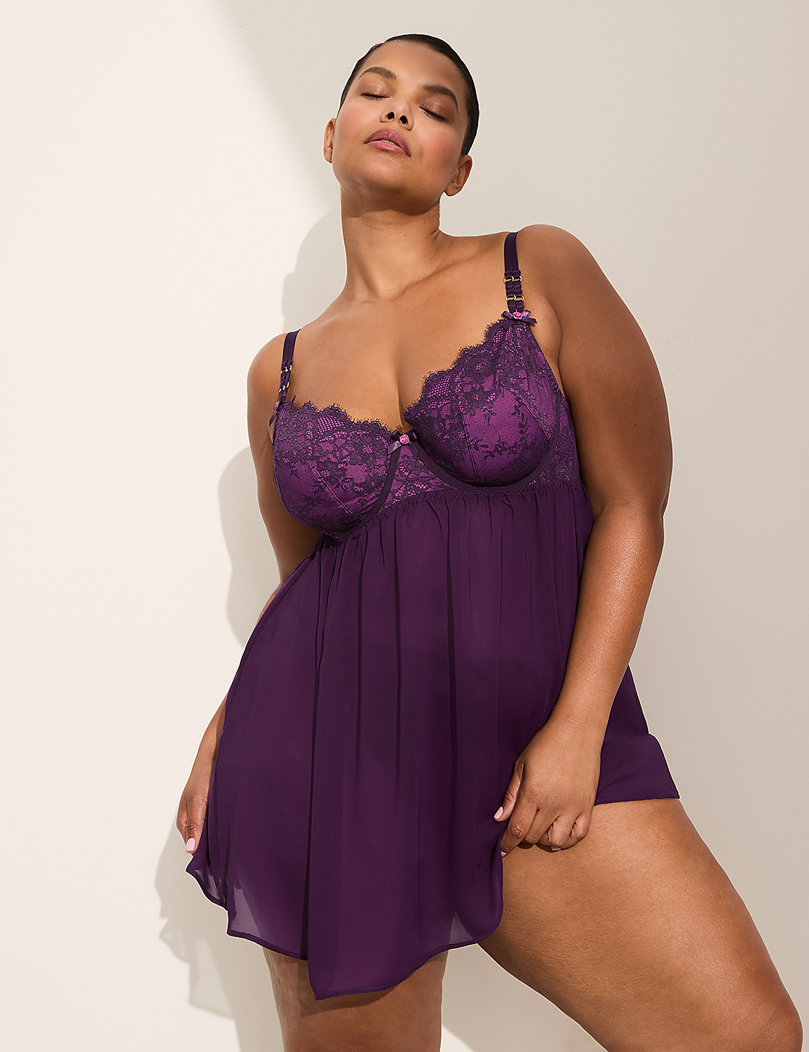 lane bryant purple lace dress Lane Bryant Lace Dress Color Block Purple Pink Sz 16 NWOT