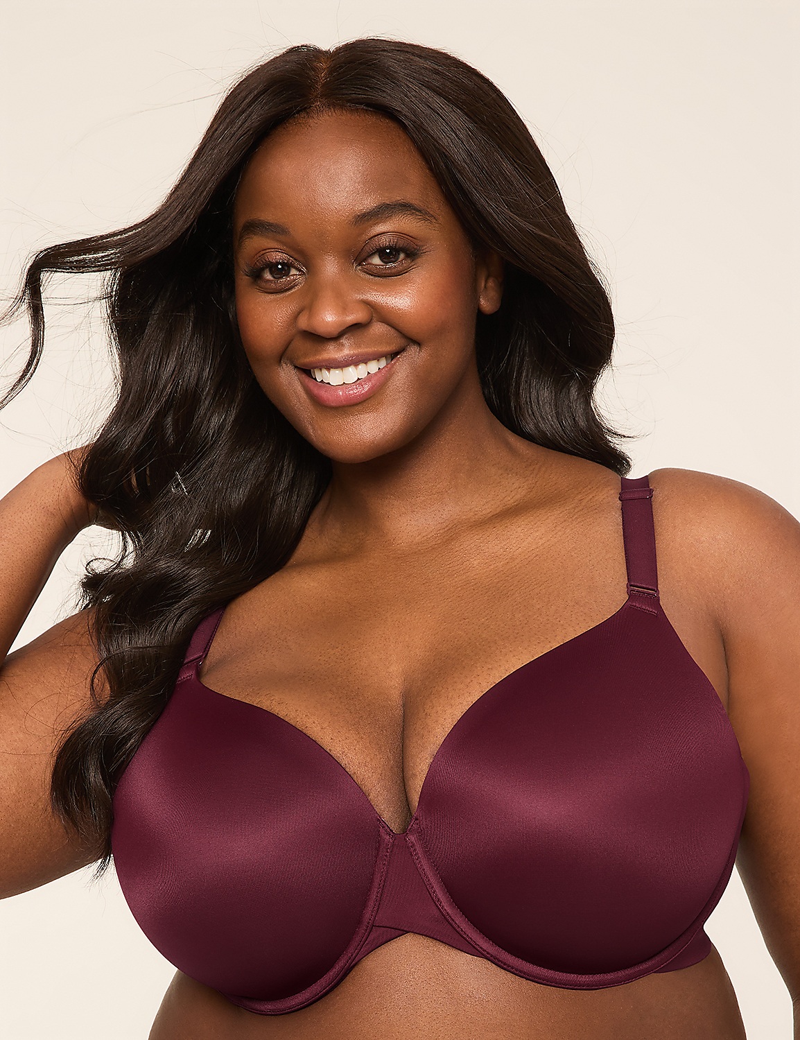Totally Smooth Lightly Lined Full Coverage Bra Product Image 1