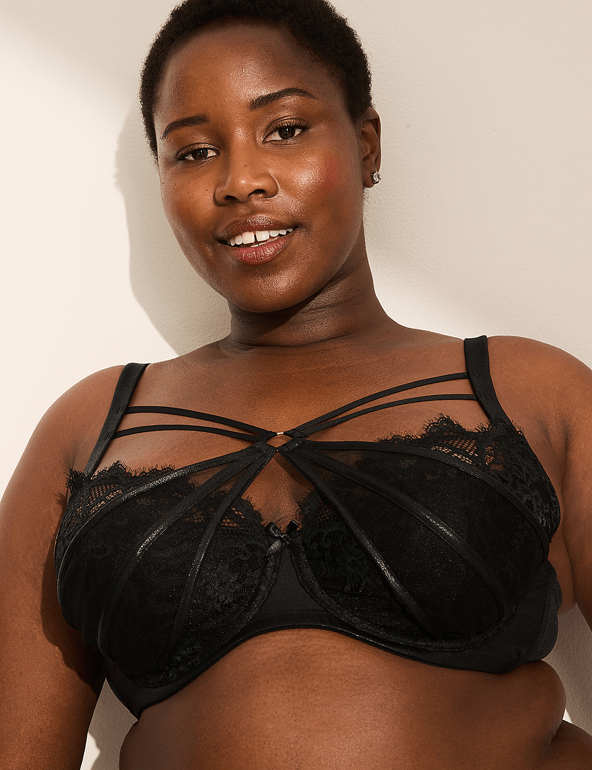 Strappy French Balconette Bra Product Image 1