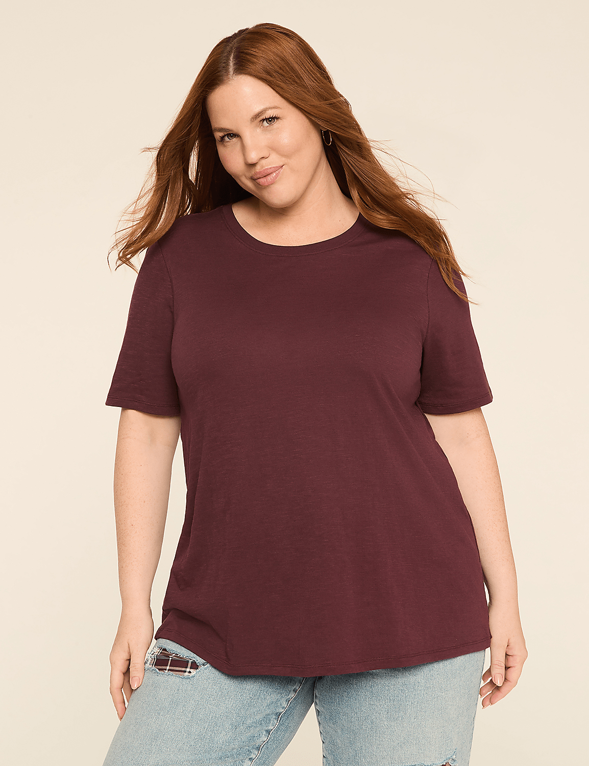 Perfect Sleeve Crew-Neck Tee Product Image 1