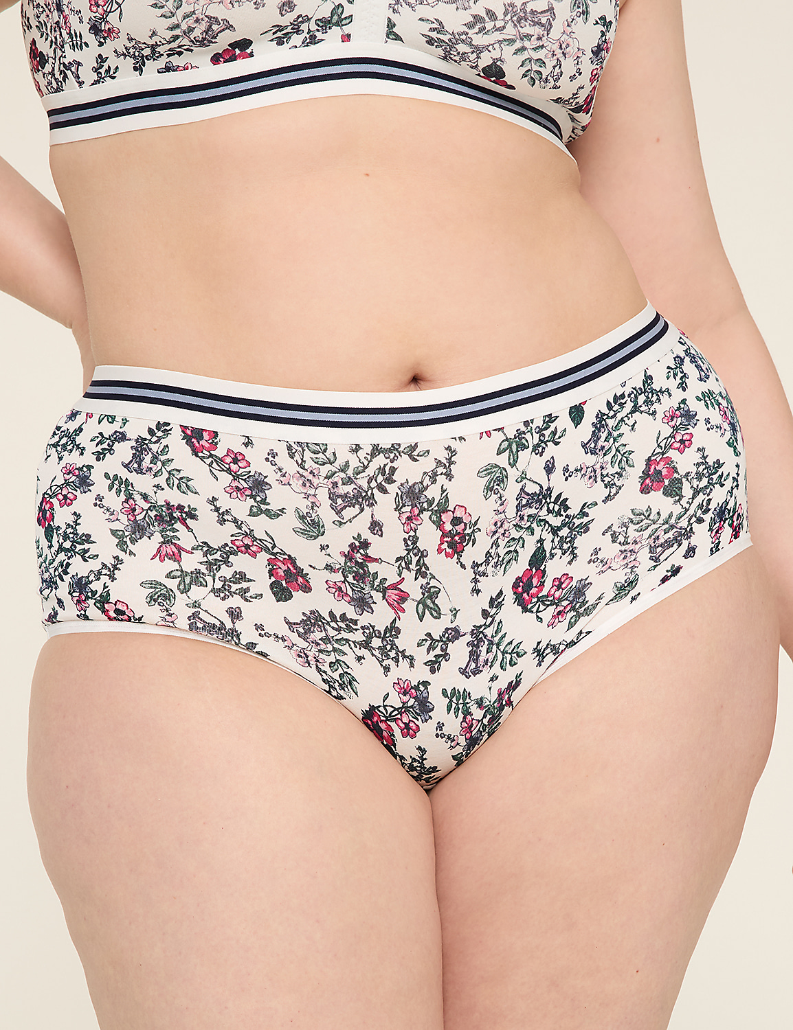 Cotton Full Brief Panty With Wide Waistband - thumbnail 3