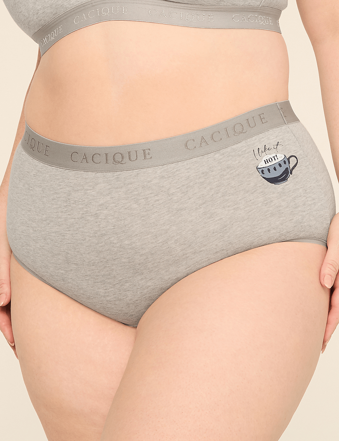 Cotton Full Brief Panty With Wide Waistband - thumbnail 9