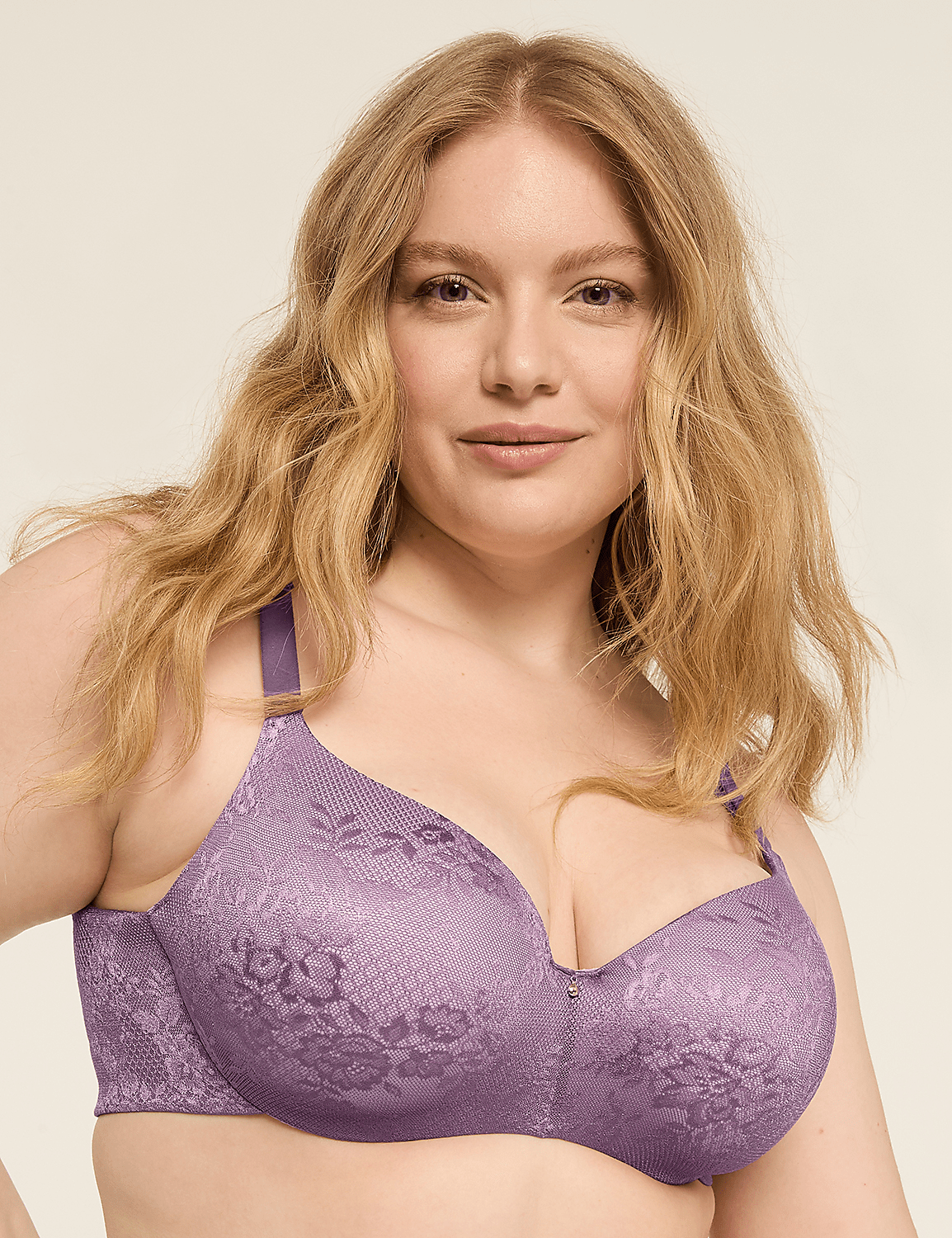Invisible Lace Backsmoother Lightly Lined Balconette Bra Product Image 1