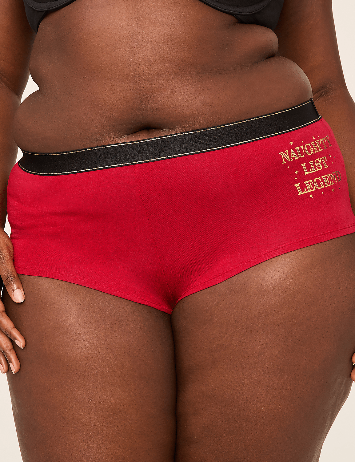 Cotton Boyshort Panty with Wide Waistband Product Image 1