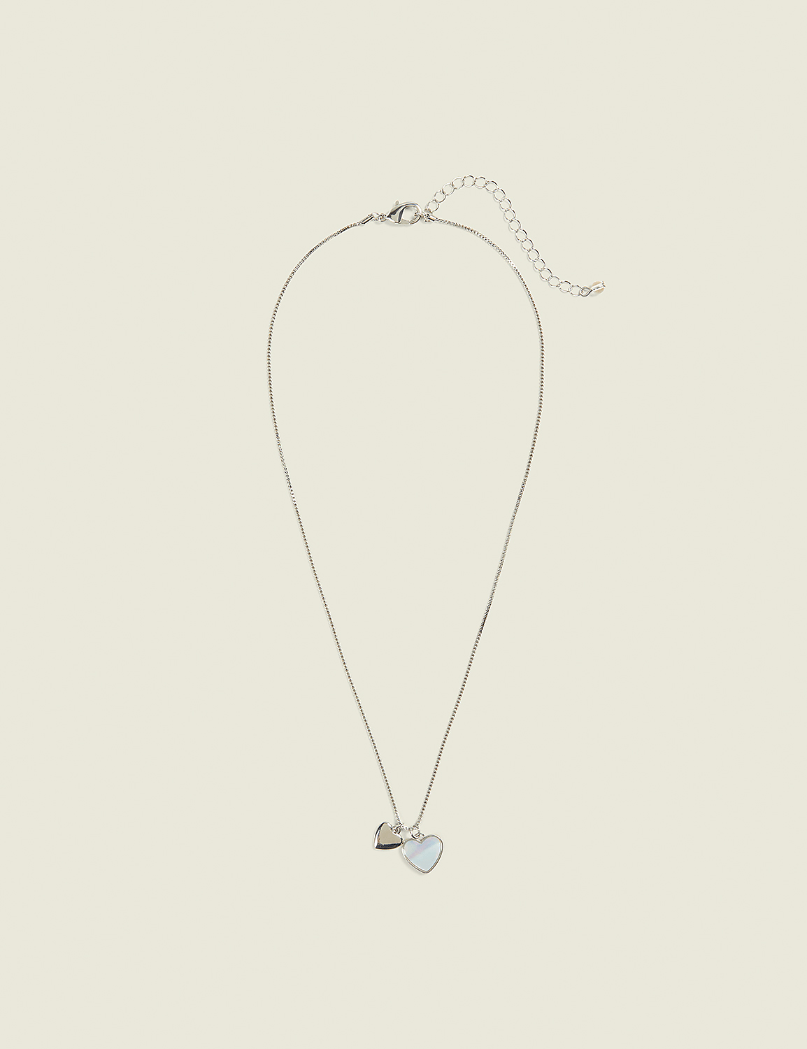 Pearlized Heart Necklace Product Image 1