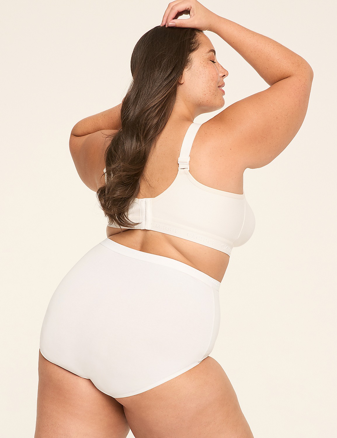 Cotton High-Waist Brief Panty Product Image 2