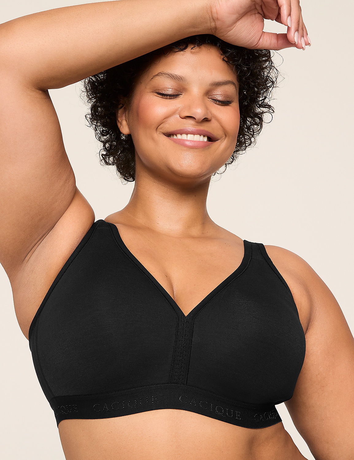 Cotton Lightly Lined No-Wire Bra Product Image 4