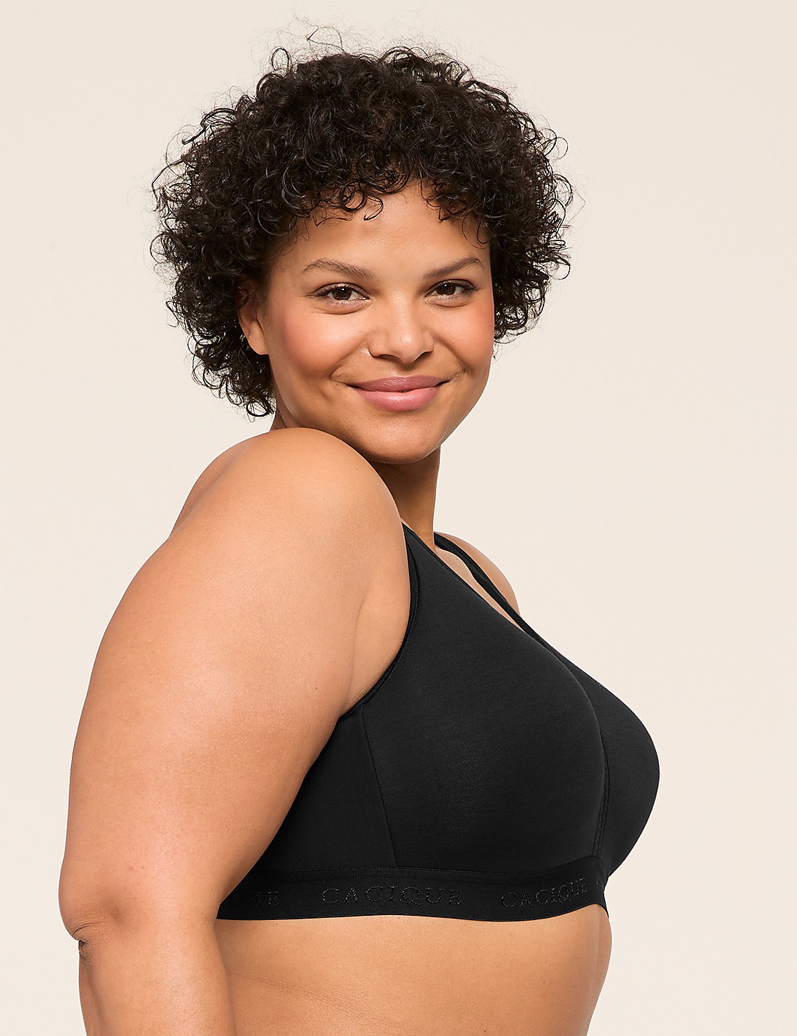 Cotton Lightly Lined No-Wire Bra Product Image 3