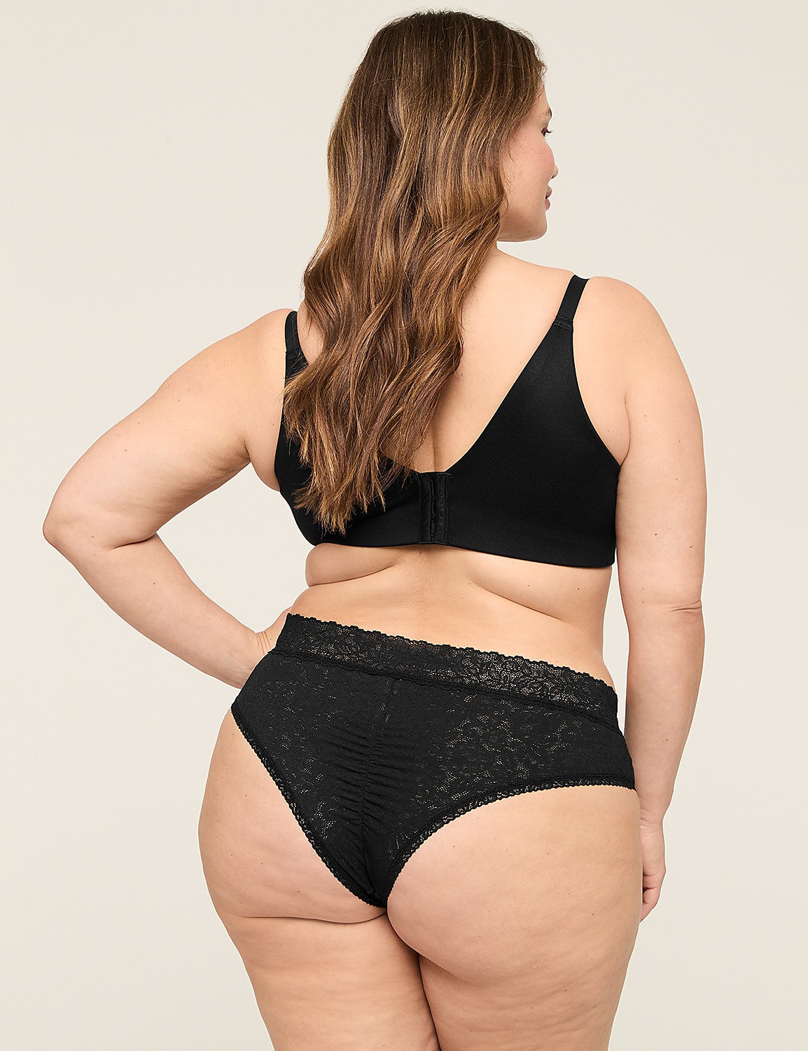 Stretch Lace Cheeky Panty Product Image 2
