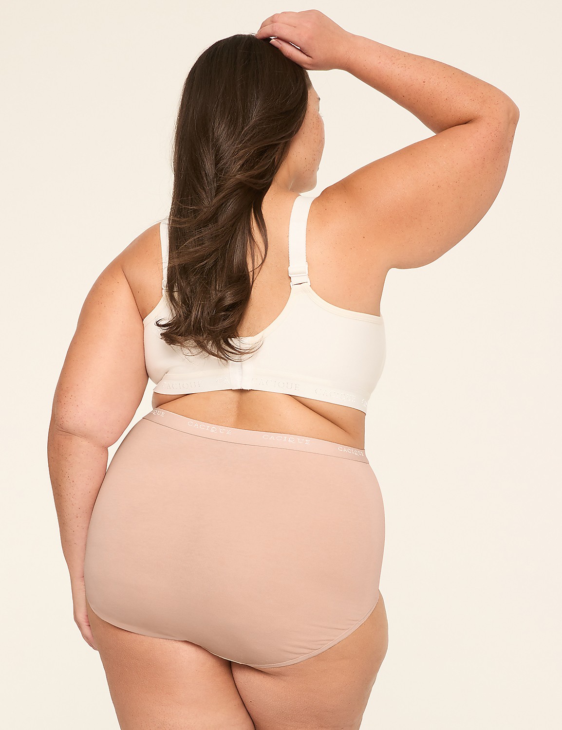 Cotton High-Waist Brief Panty Product Image 2
