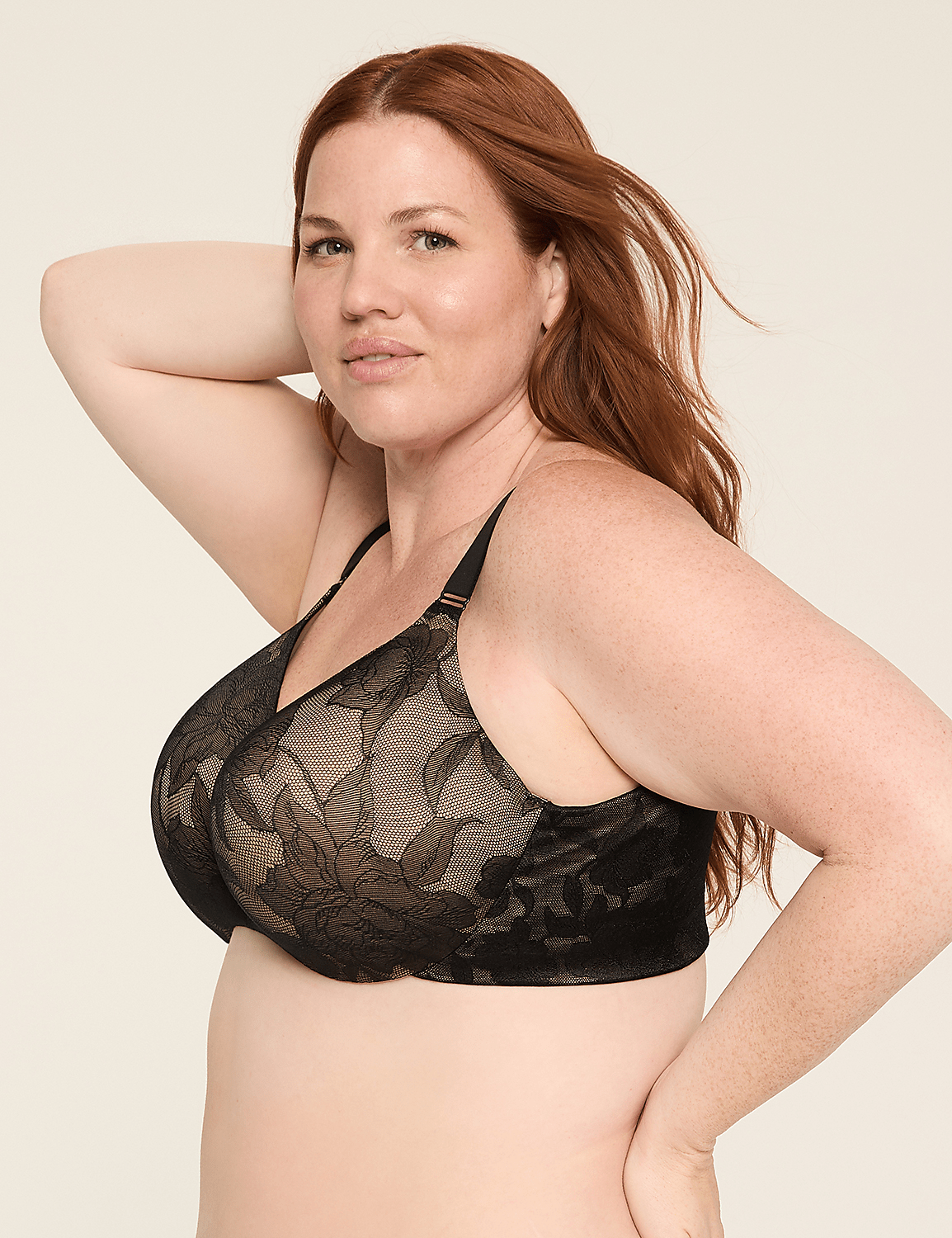 Invisible Lace Backsmoother Lightly Lined Balconette Bra Product Image 3
