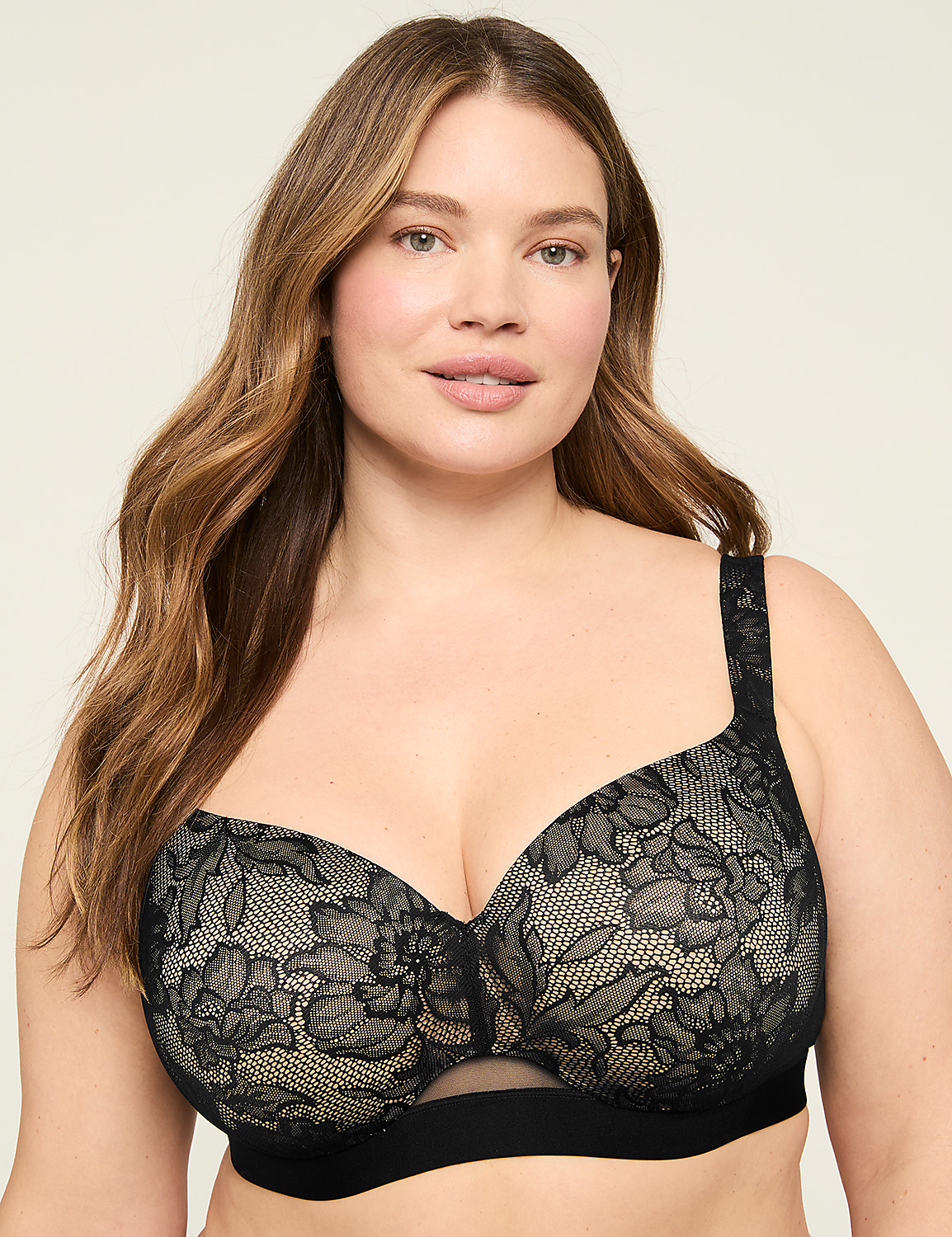 Comfort Bliss&reg; Lightly Lined Balconette Bra With Lace Product Image 4