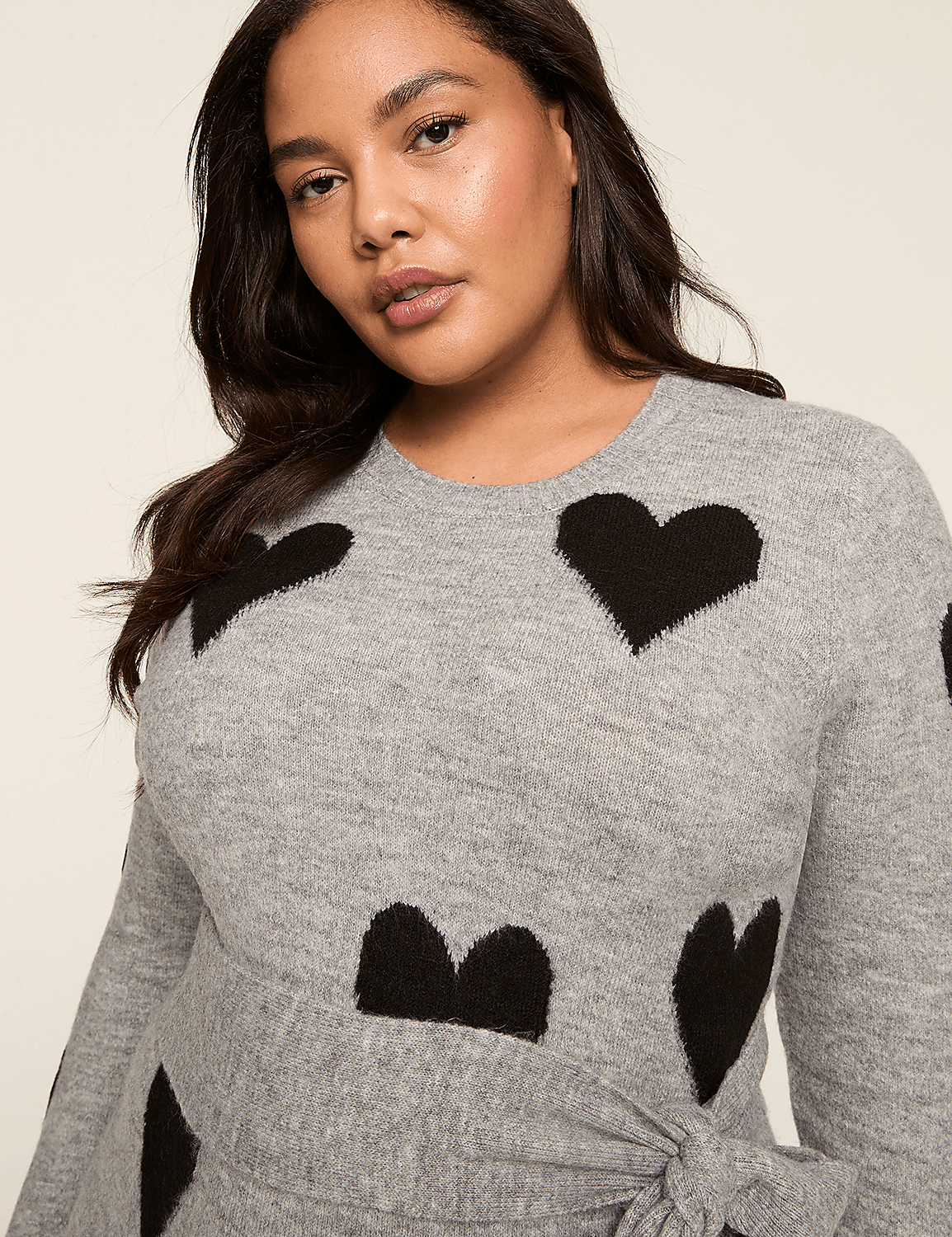 Belted Midi Sweater Dress Product Image 4