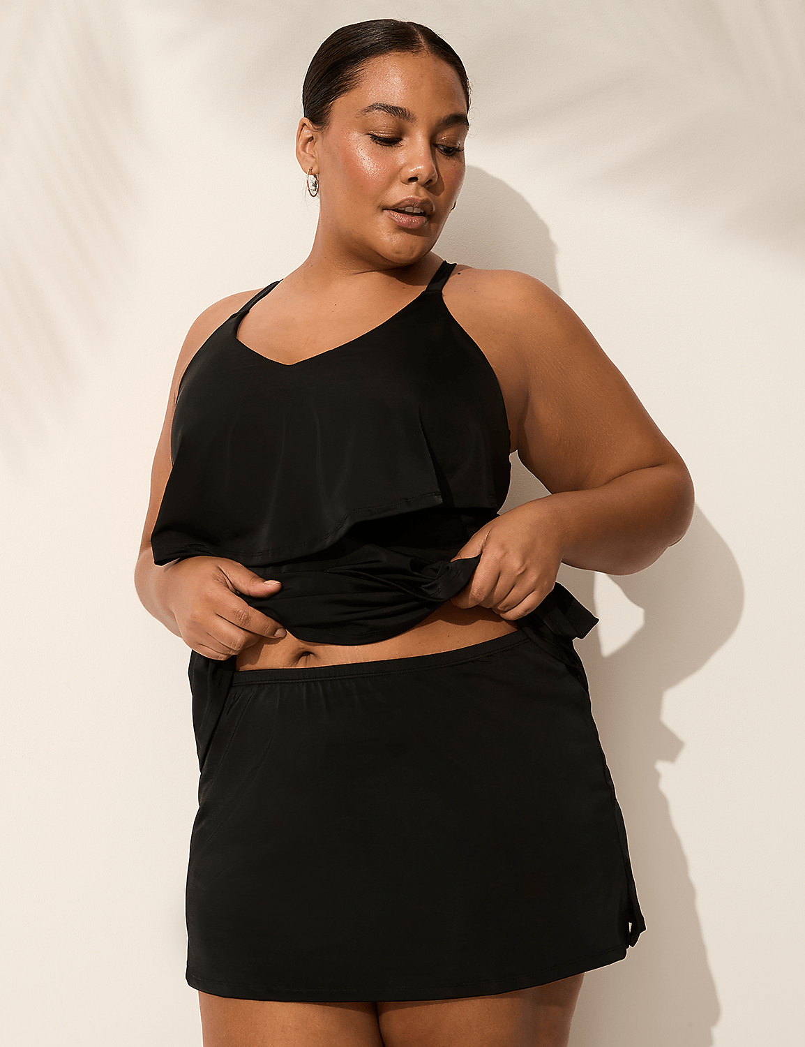 Side Slit Swim Skirt Product Image 5