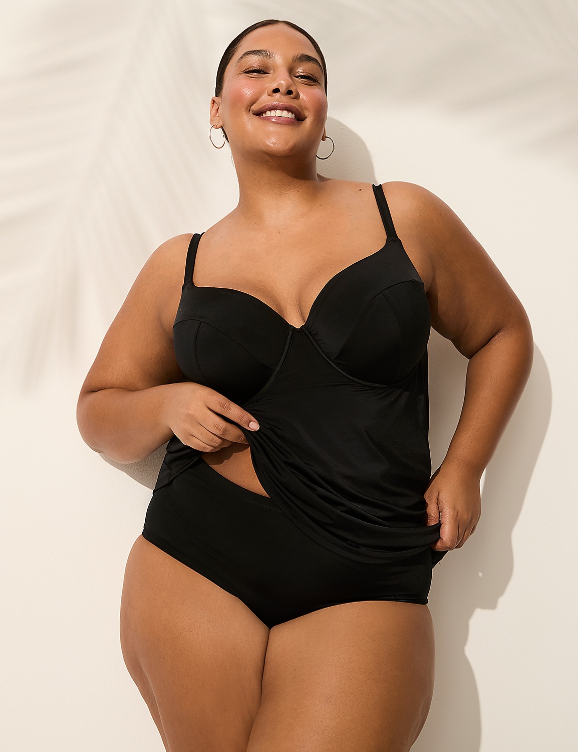 Underwire Balconette Tankini Top Product Image 6