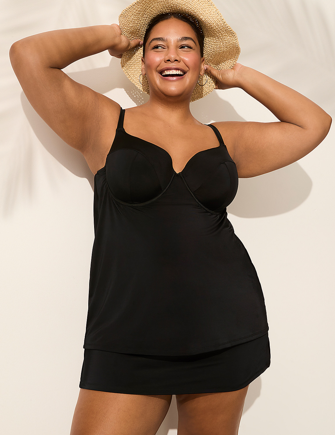 Underwire Balconette Tankini Top Product Image 7