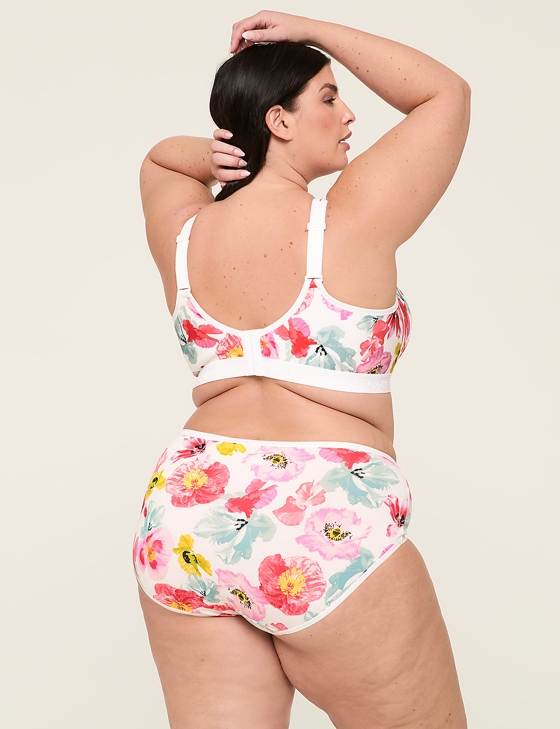 Cotton High-Leg Brief Panty Product Image 2