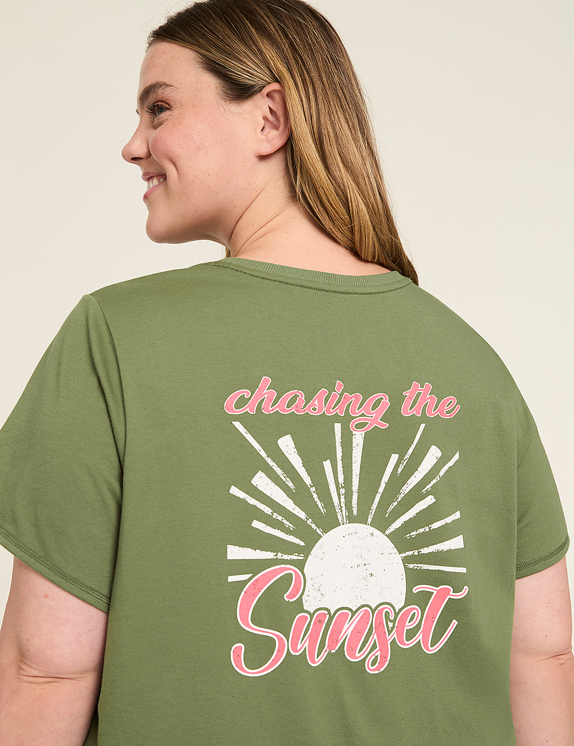 Comfy Cotton Rib-Trim Sleepshirt Product Image 3