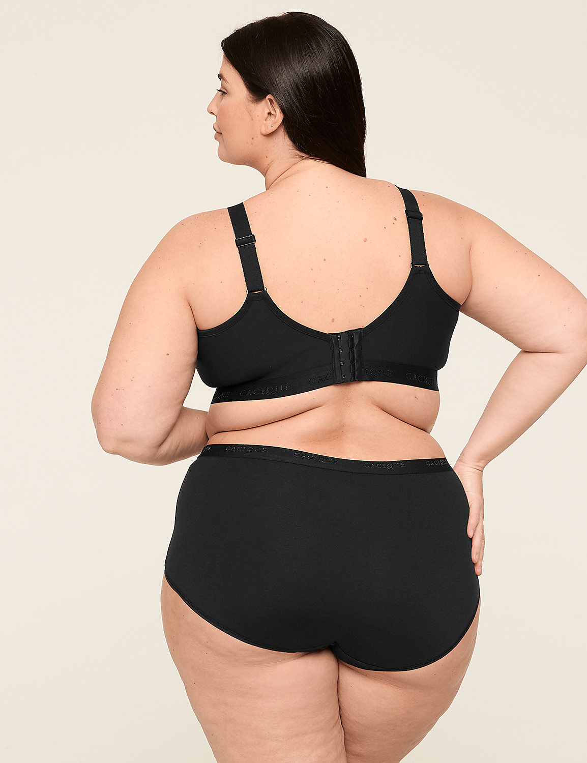 Cotton Scoop-Neck Unlined No-Wire Bra Product Image 2