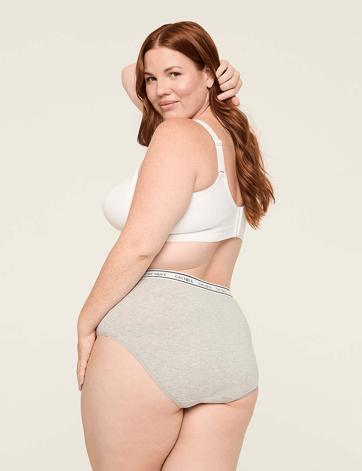 Cotton High Leg Brief Wide Waistban | LaneBryant