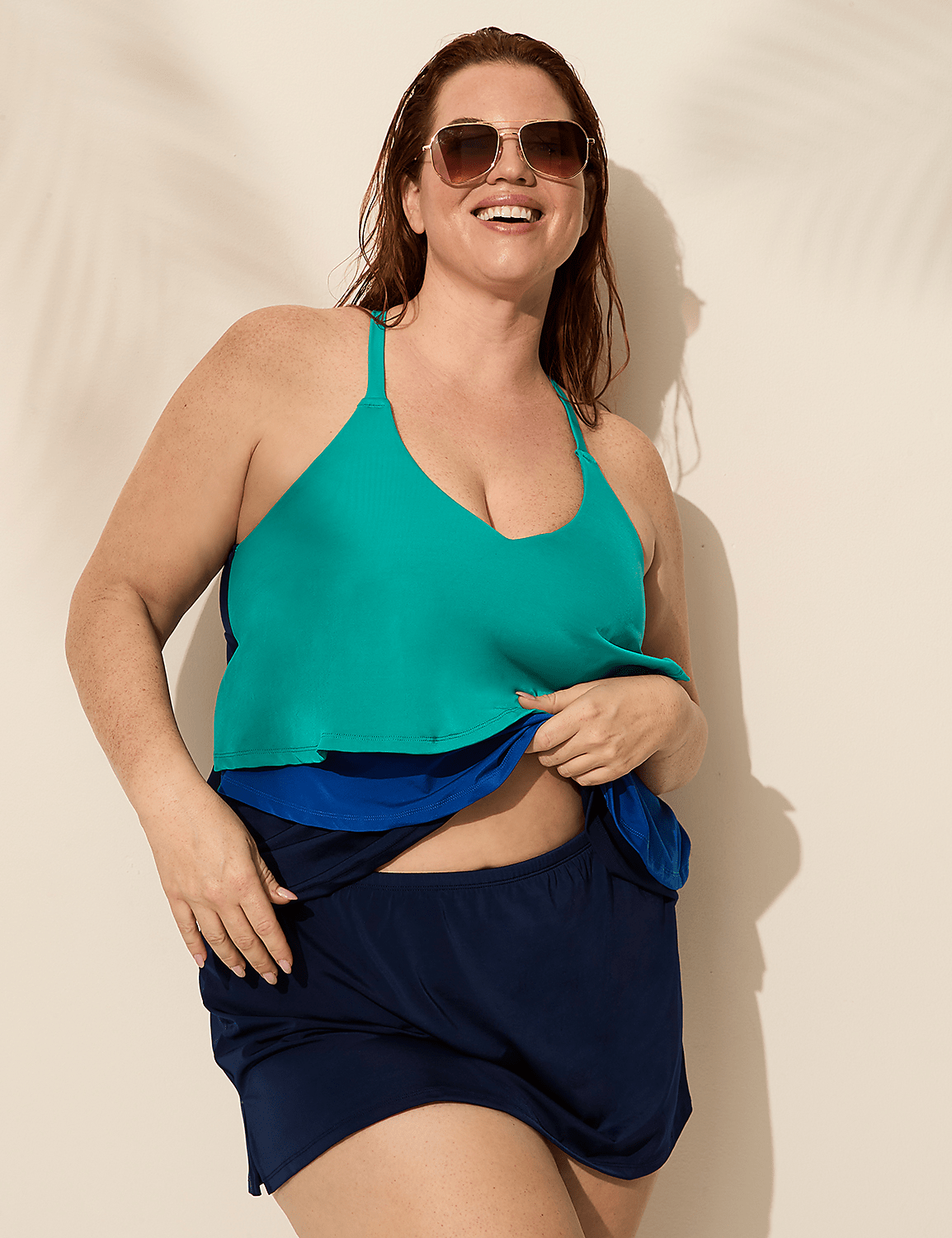 Side Slit Swim Skirt Product Image 5