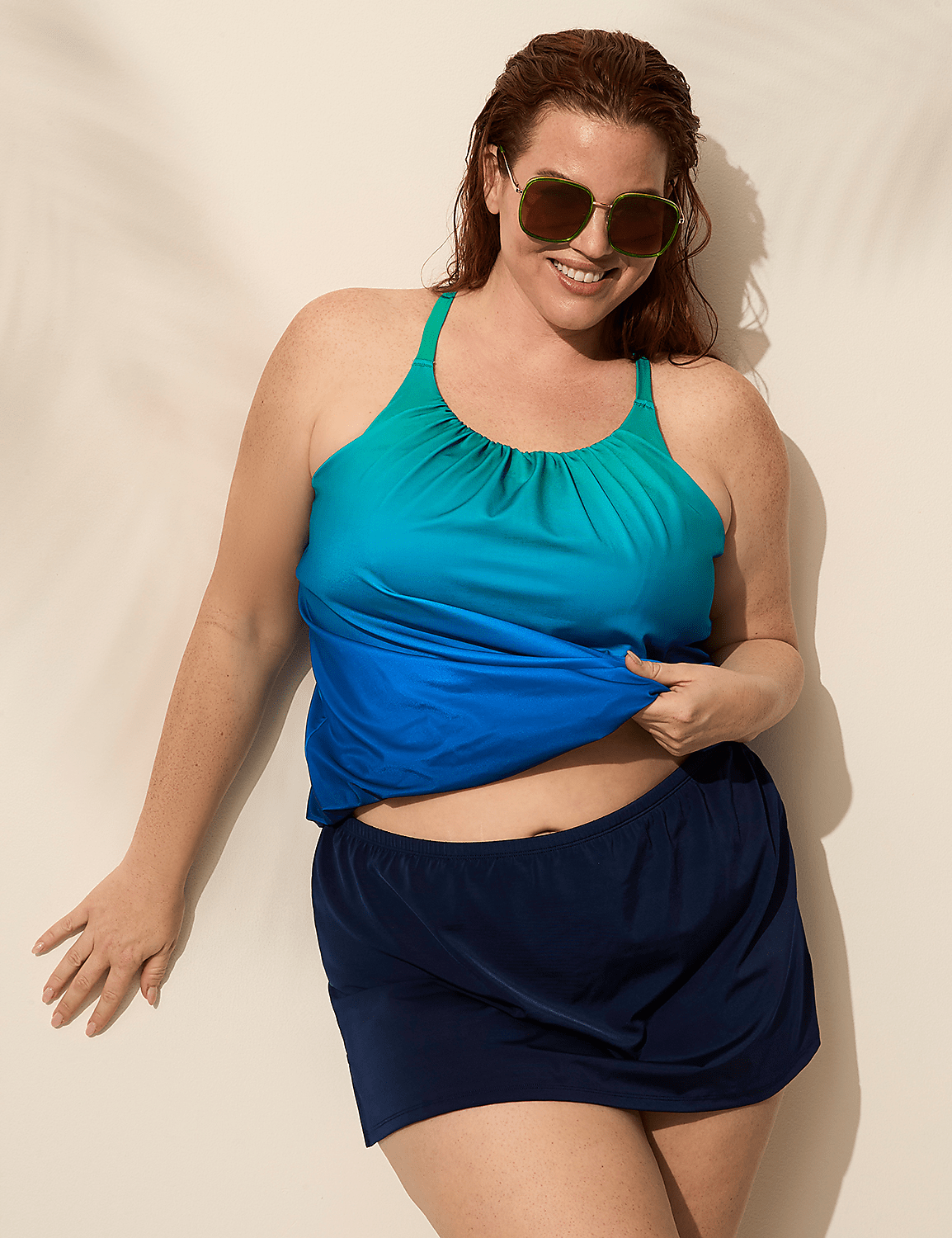 Side Slit Swim Skirt Product Image 4