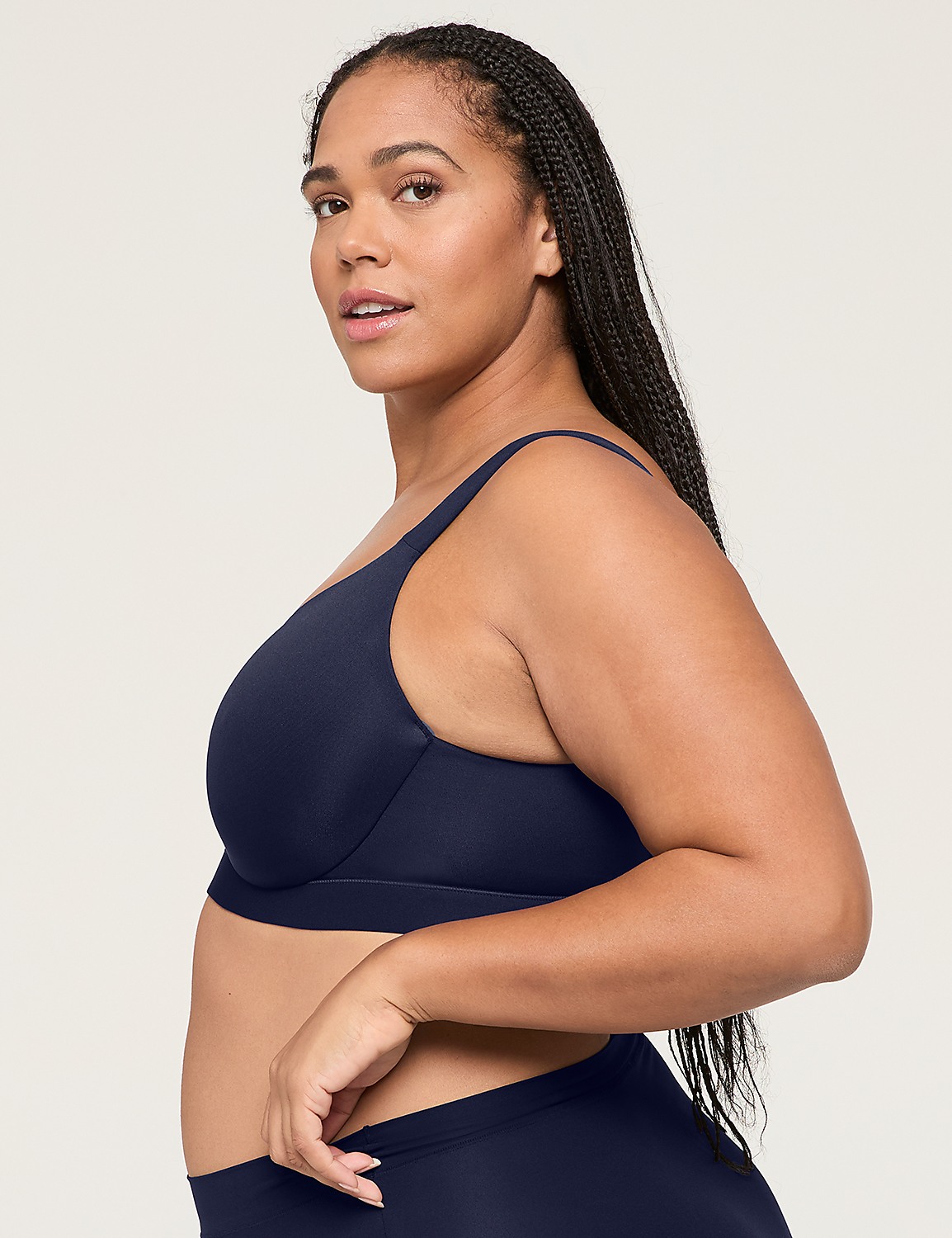 Comfort Bliss&reg; Unlined Full Coverage Minimizer Bra Product Image 3