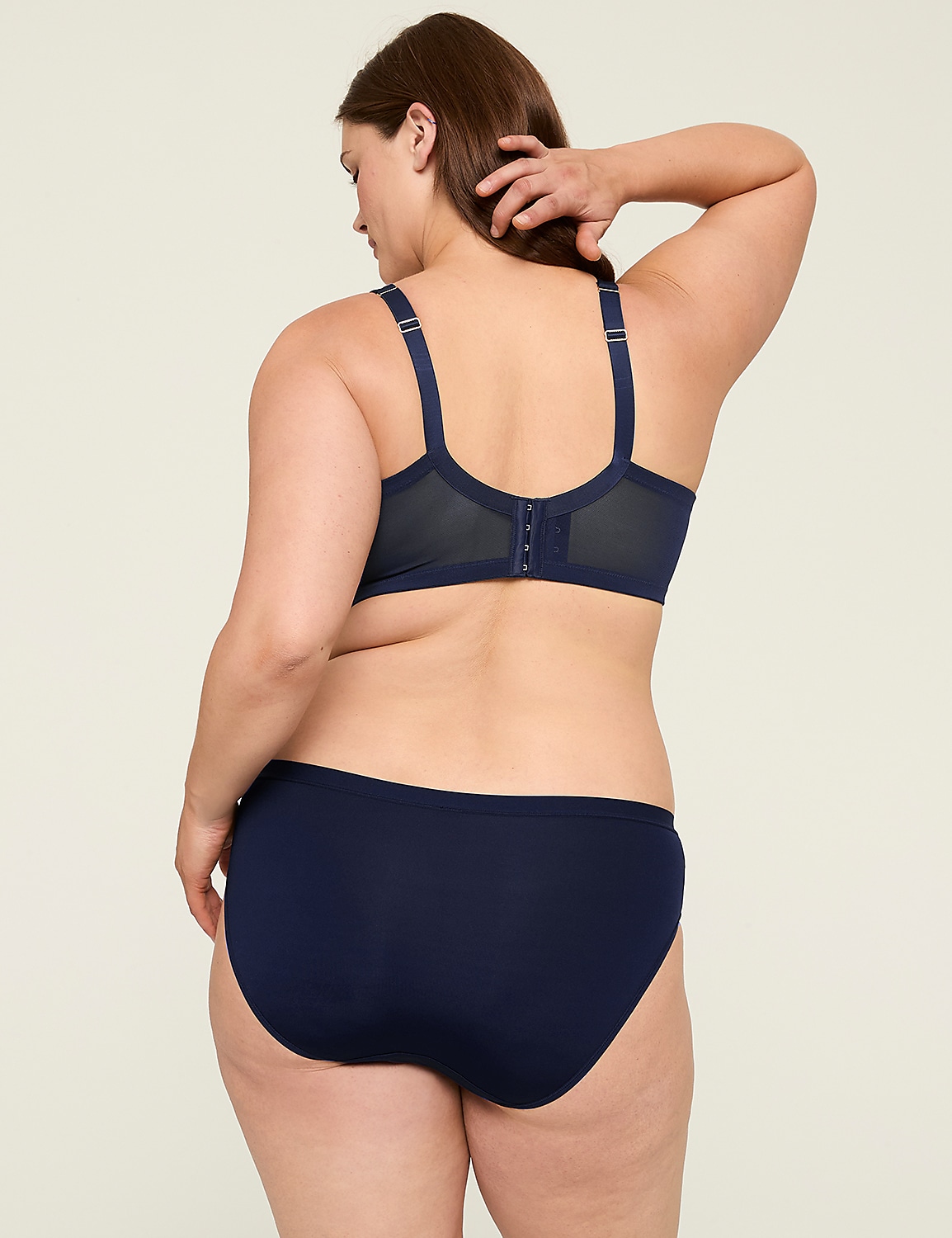 Unlined Balconette Bra with Lace Product Image 2