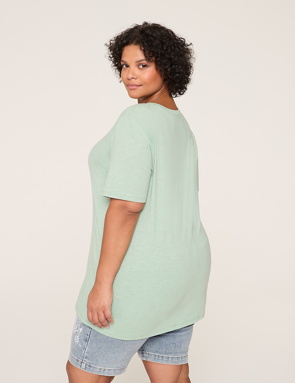 Perfect Sleeve Crew-Neck Tee Product Image 2
