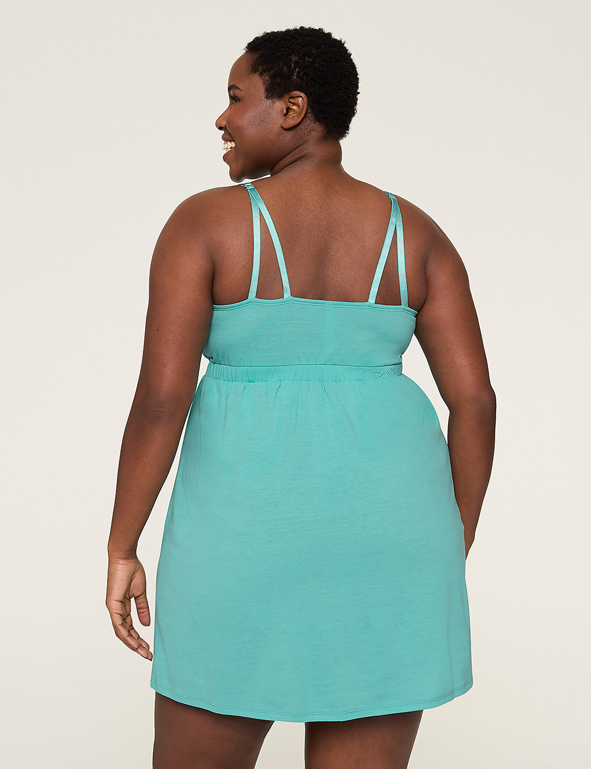 Comfy Cotton Lace Chemise | LaneBryant