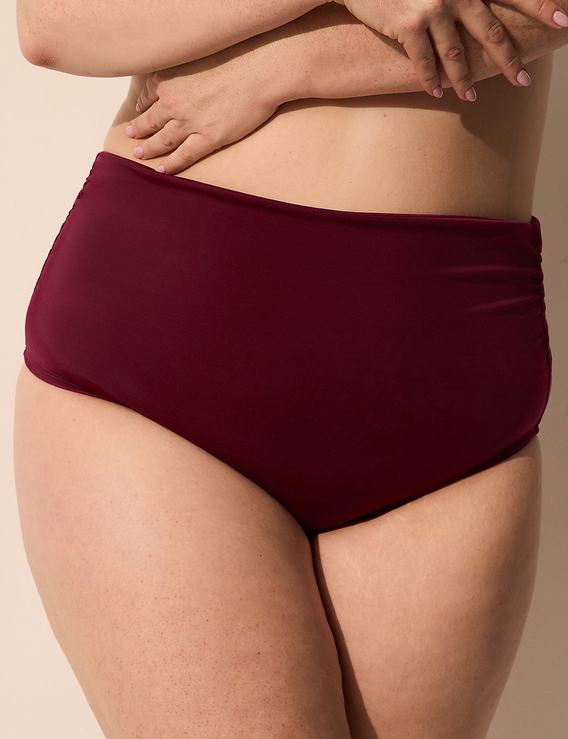 Foldover-Waist Swim Brief Product Image 3