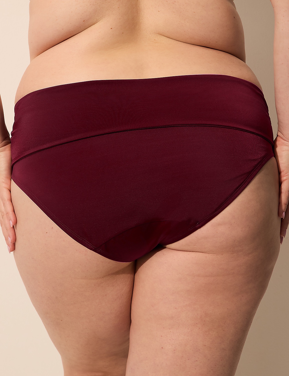Foldover-Waist Swim Brief Product Image 2