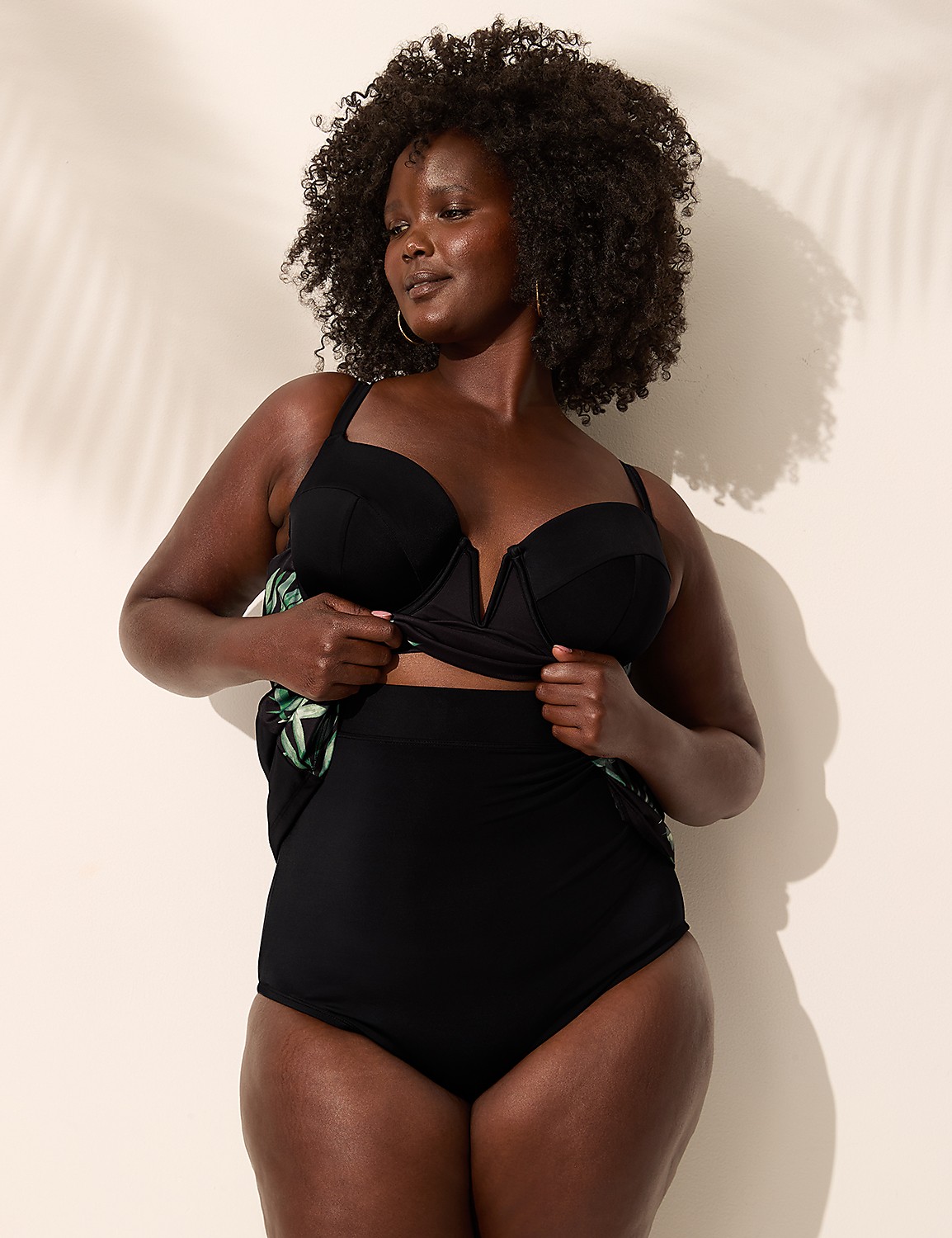 Underwire Balconette Tankini Top Product Image 5