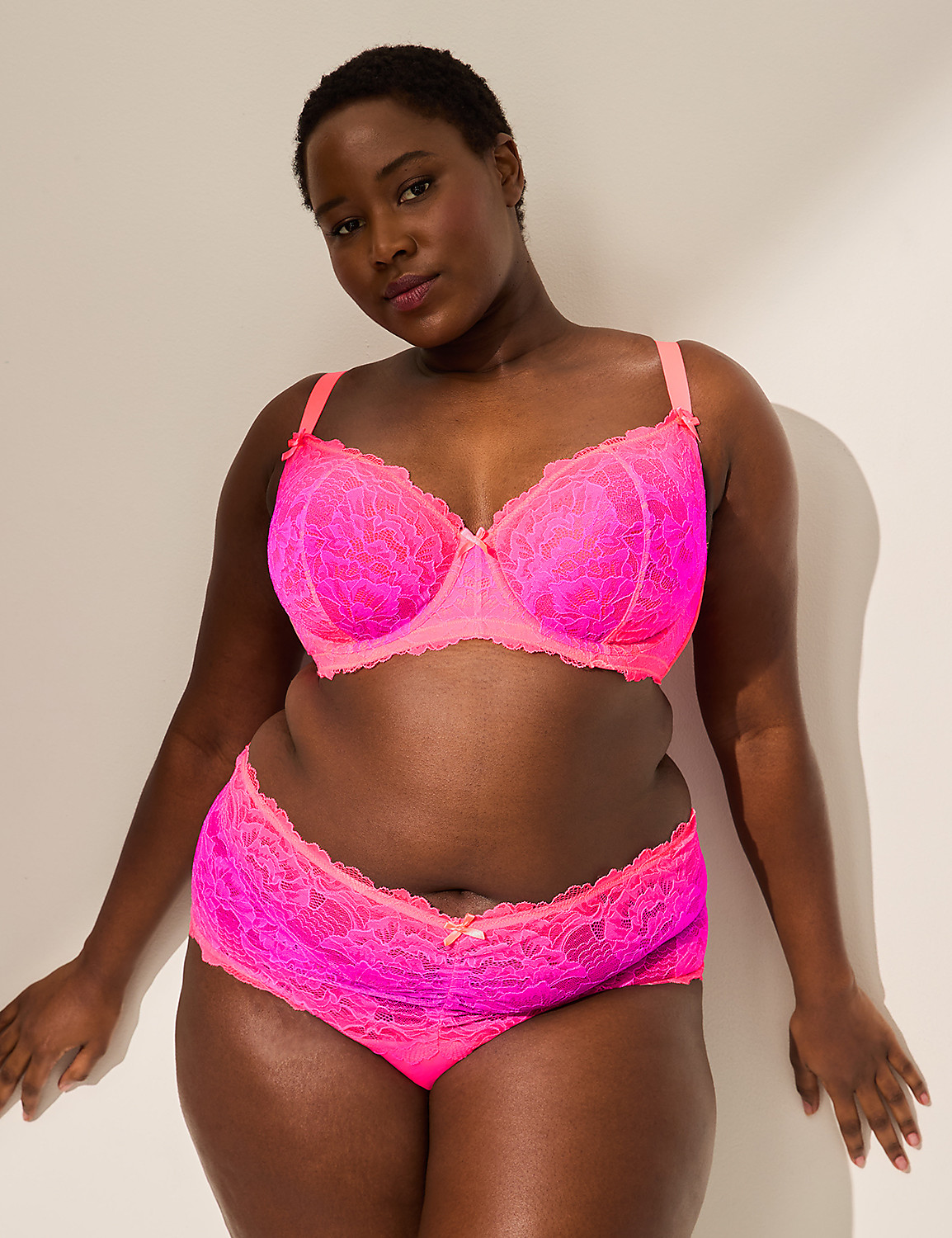 Ombre Lace Unlined Balconette Bra Product Image 4