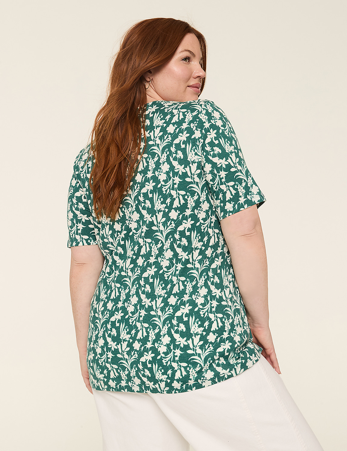 Perfect Sleeve V-Neck Tee Product Image 2