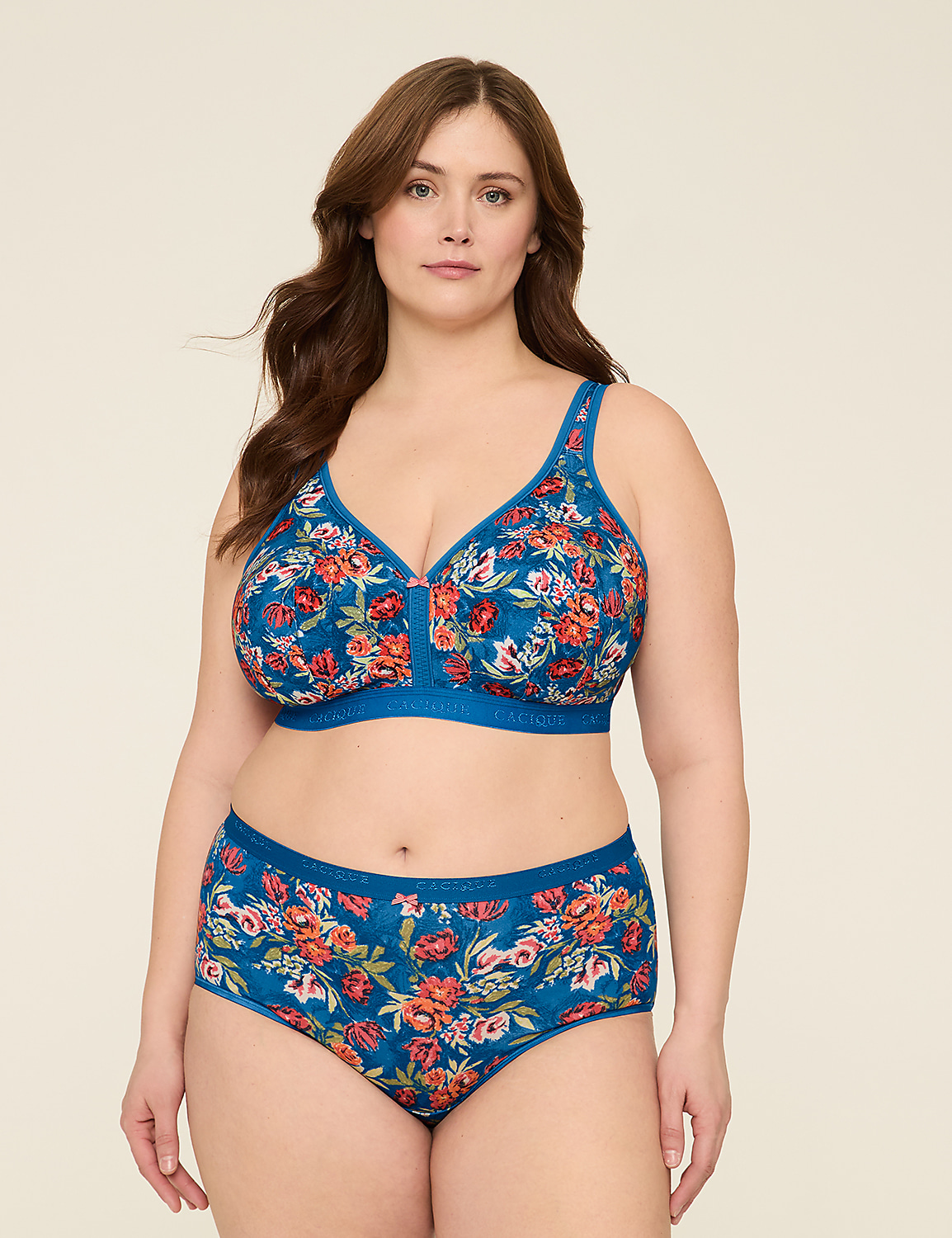Cotton Lightly Lined No-Wire Bra Product Image 4