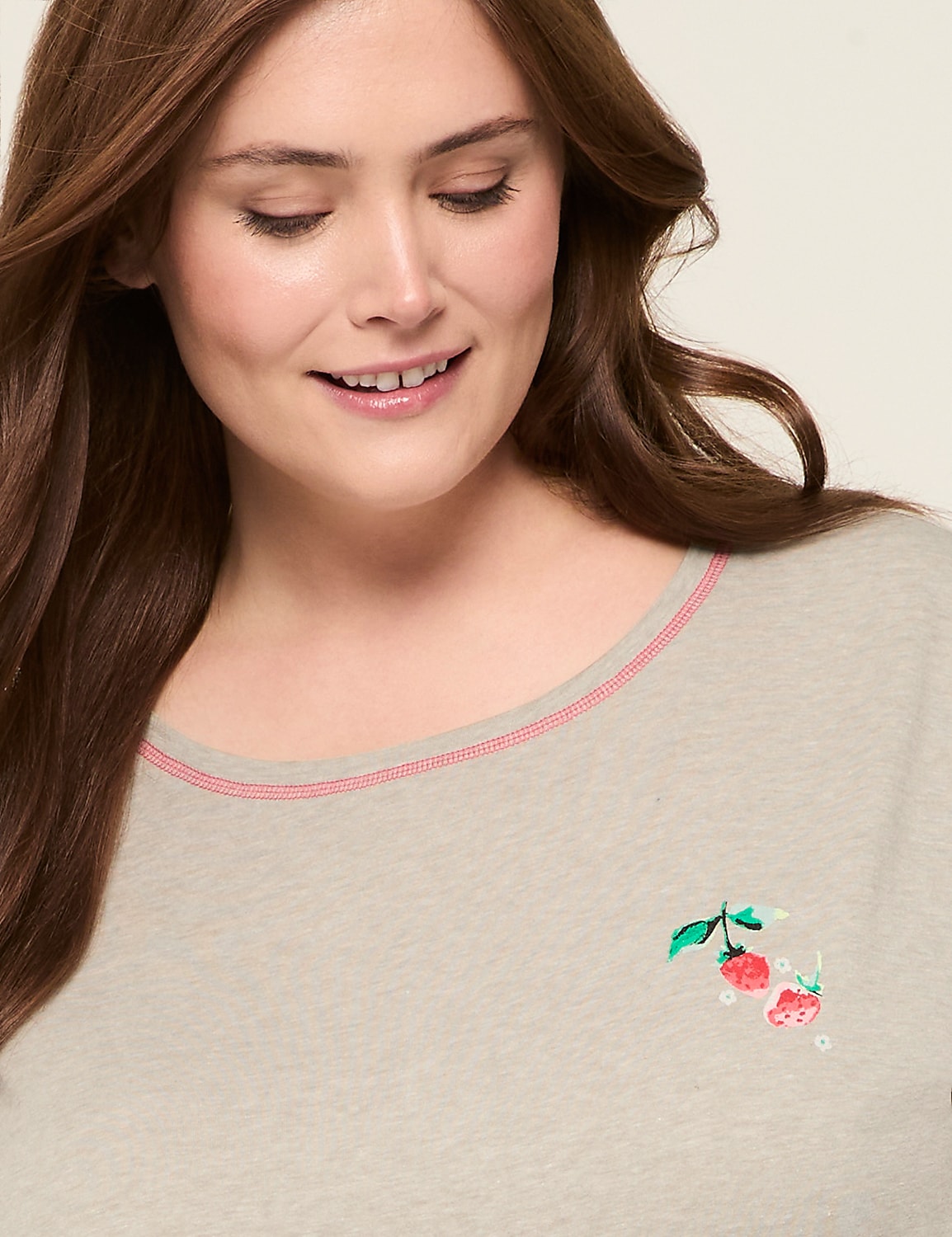 Comfy Cotton Boatneck Sleepshirt | LaneBryant