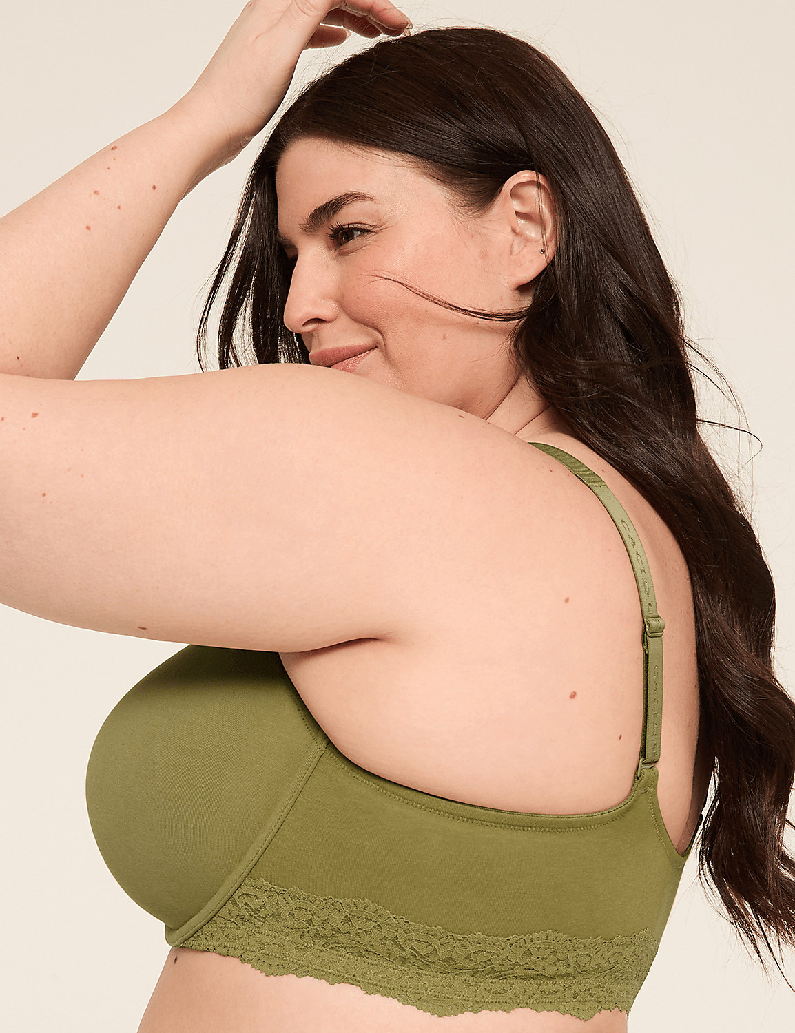 Front-Close Cotton Lightly Lined T-Shirt Bra Product Image 3