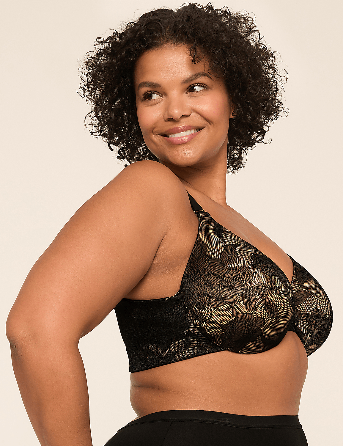 Invisible Lace Backsmoother Lightly Lined Full Coverage Bra Product Image 3